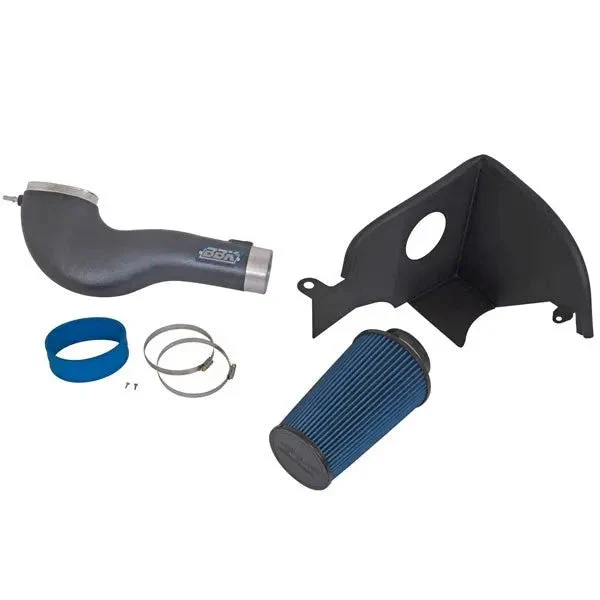 Ford Mustang GT Cold Air Intake Kit Wrinkle Black Powdercoat 05-09 - Image 2