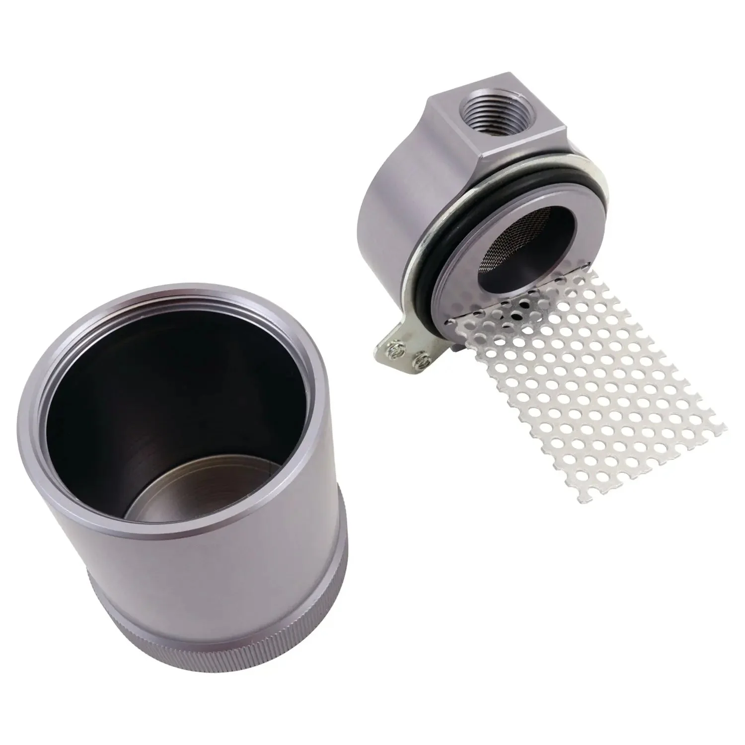 Ford Mustang GT Oil Separator Kit With Billet Aluminum Catch Can 99-04 - Image 4