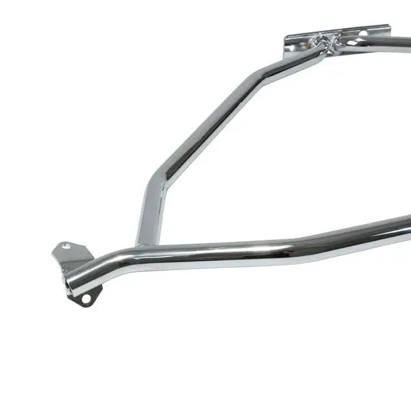 Ford Mustang Strut Tower Brace Powder Coated Chrome Finish 86-93 - Image 3