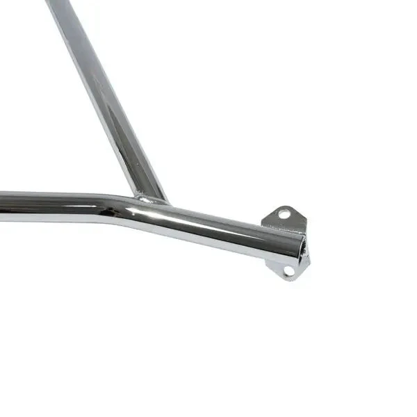 Ford Mustang Strut Tower Brace Powder Coated Chrome Finish 86-93 - Image 4