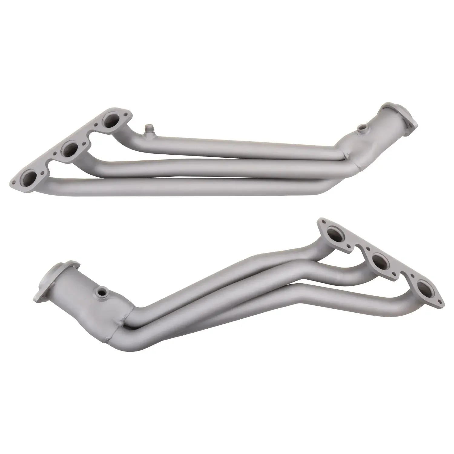 Ford Mustang V6 1-5/8 Long Tube Exhaust Headers Polished Silver Ceramic 99-04 - Image 2