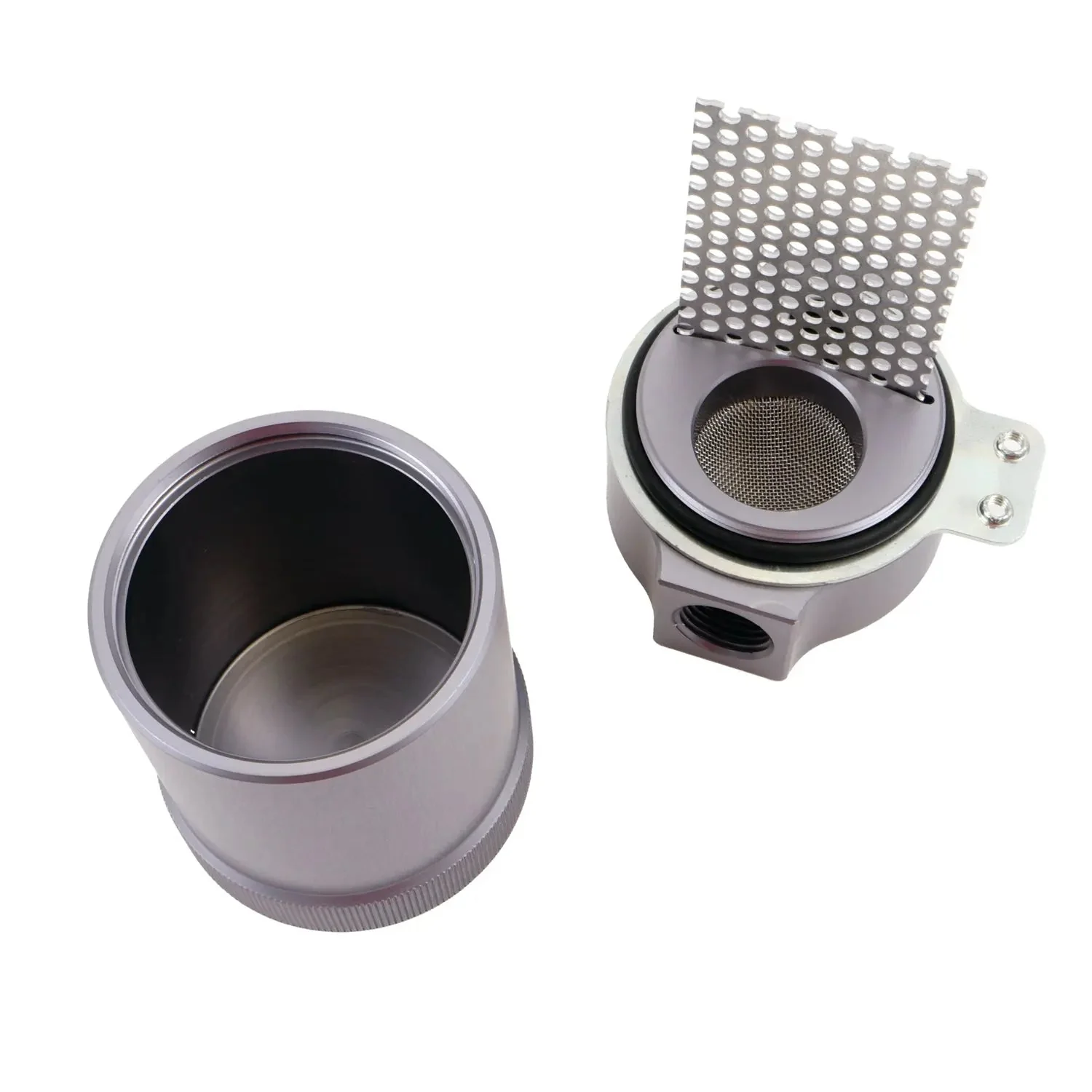 Ford Mustang V6 3.7 Oil Separator Kit With Billet Aluminum Catch Can 15-17 - Image 5