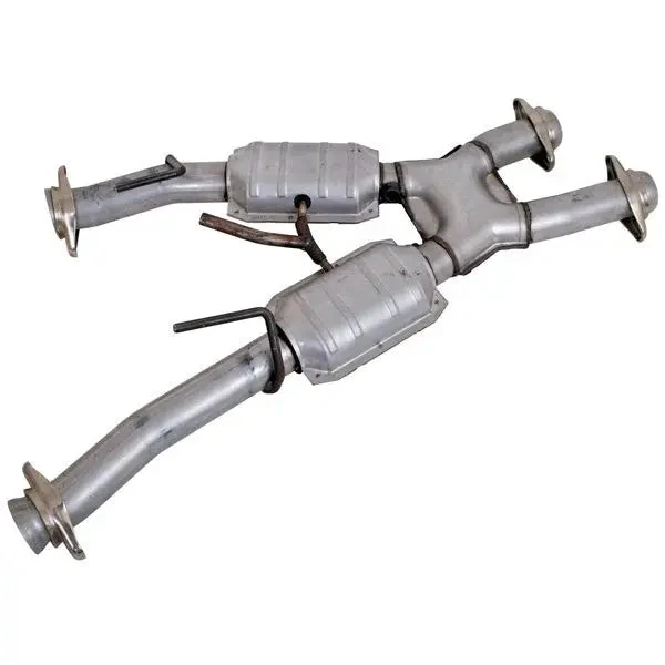 Ford Mustang V6 / V8 High Flow Catted X-Pipe 79-93 Automatic - Image 2