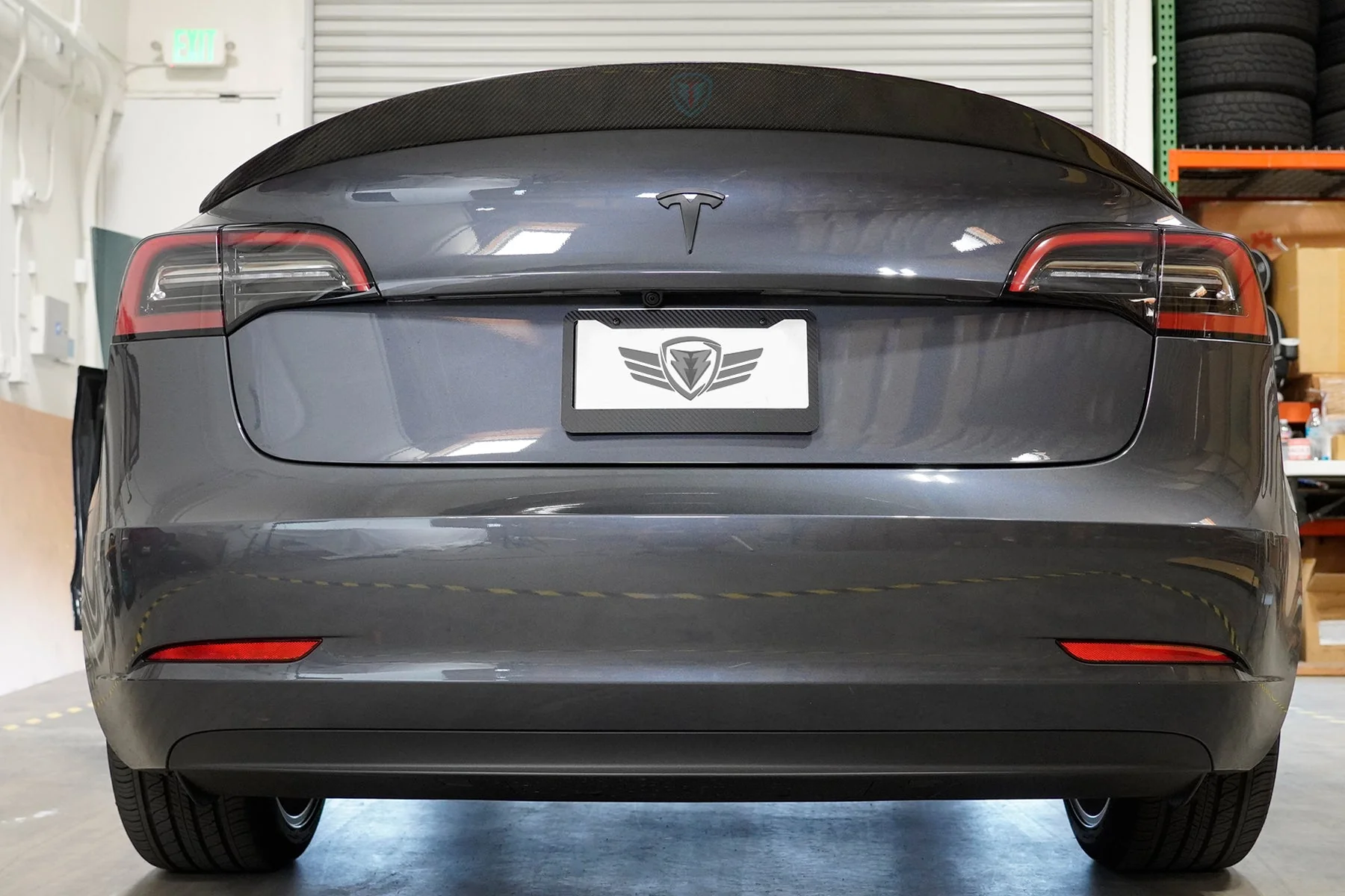 FYBR Tesla Model 3 MX Genuine Carbon Fiber Trunk Spoiler - Image 8
