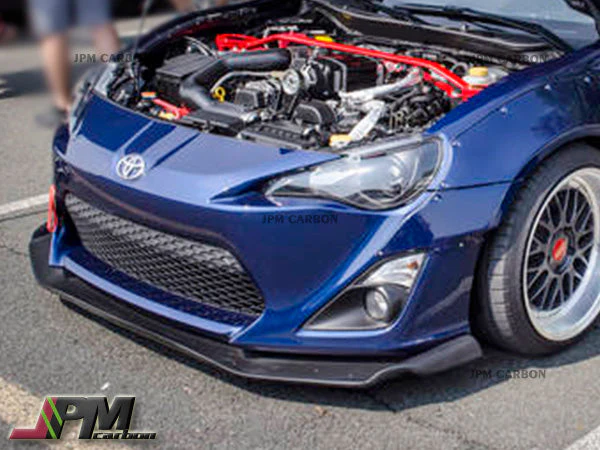 G Style Carbon Fiber Front Add-on Lip Fits For 2012-2016 Toyota GT86 & Scion FR-S - Image 3