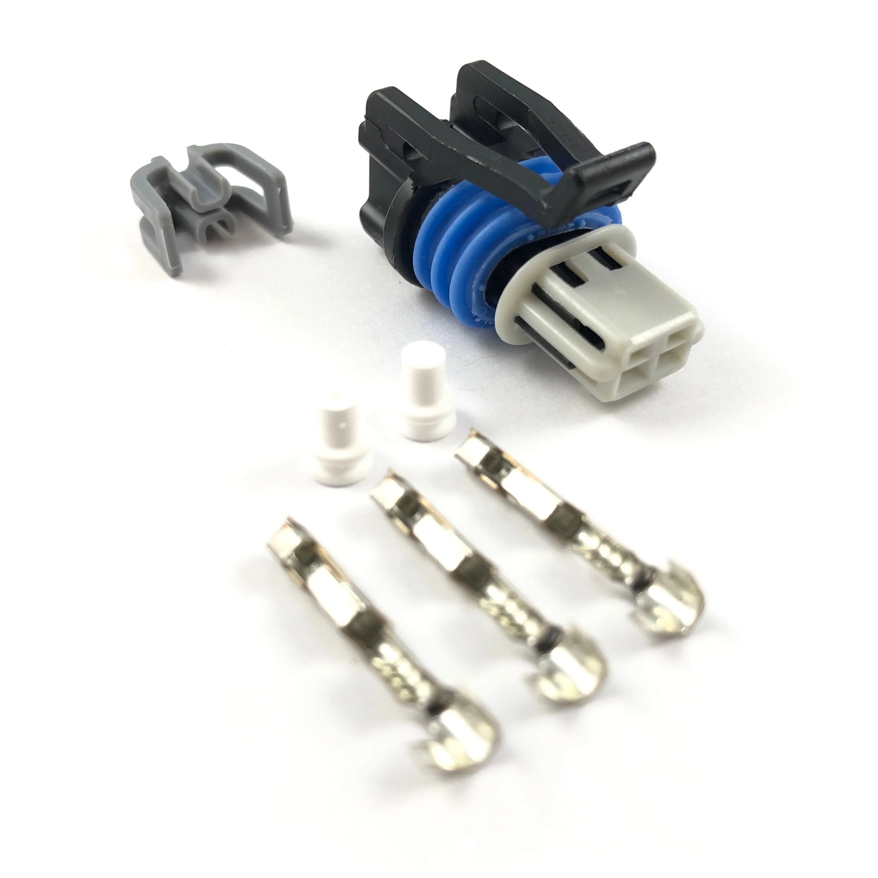GM Delphi 2-Pin Intake Air Temp (IAT", "MAT) Sensor Connector Plug Kit - Image 2