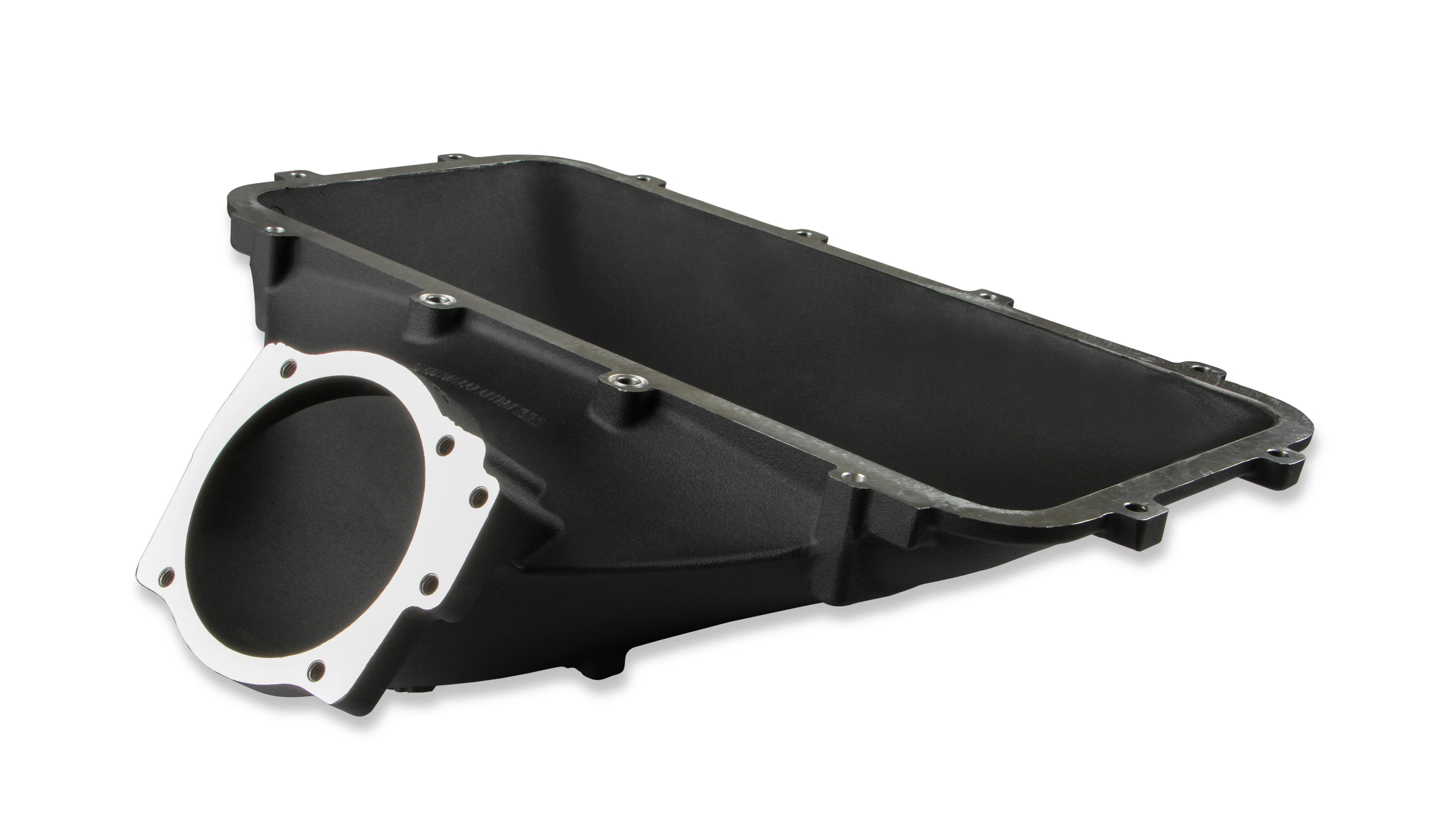 HI-RAM 105MM Cast Side Mount Plenum Top - Black Finish- 86-95 Ford 5.0 Style - Image 10