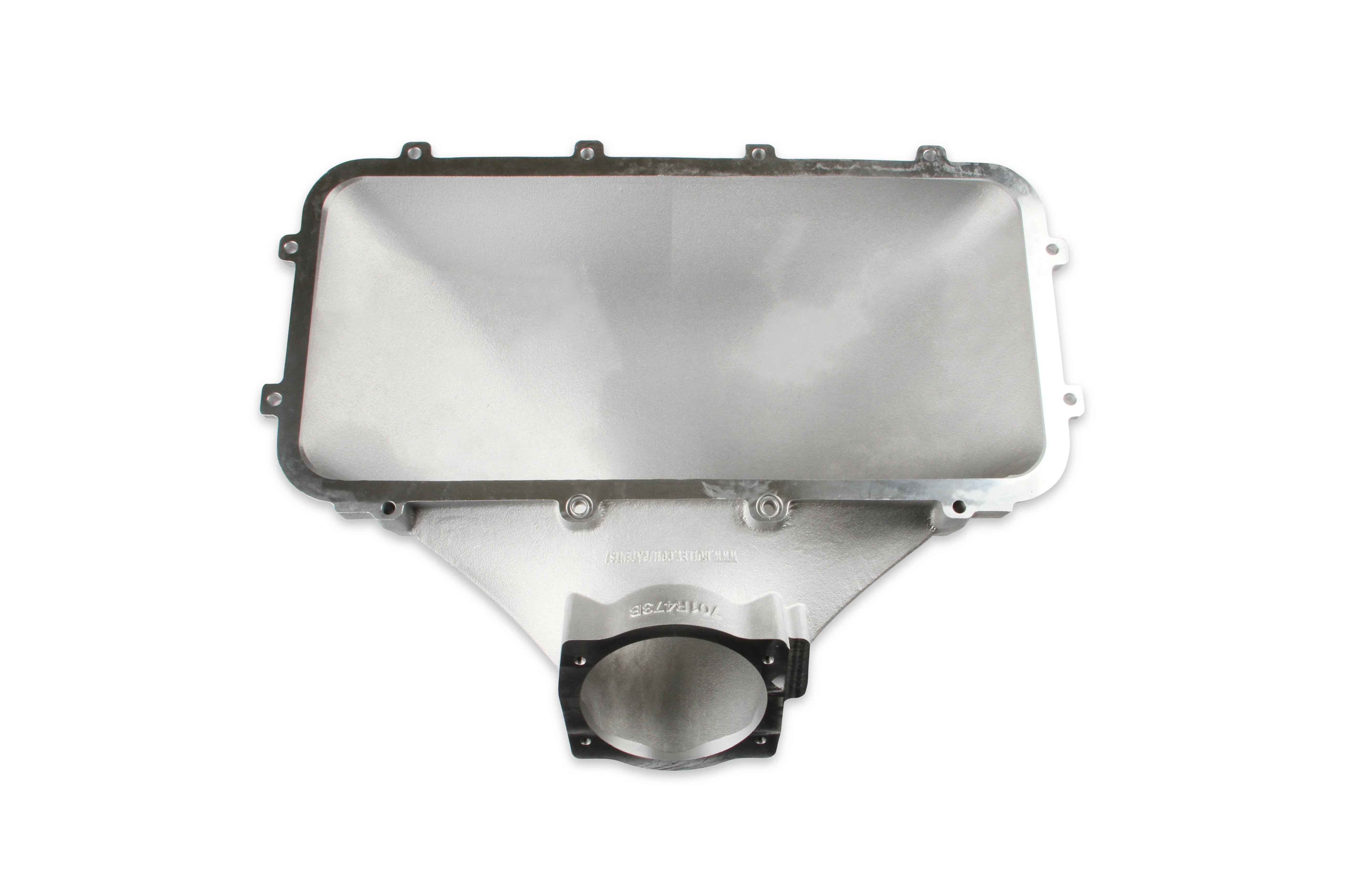 HI-RAM 105MM Cast Side Mount Plenum Top - Cast Finish- GM Style - Image 12
