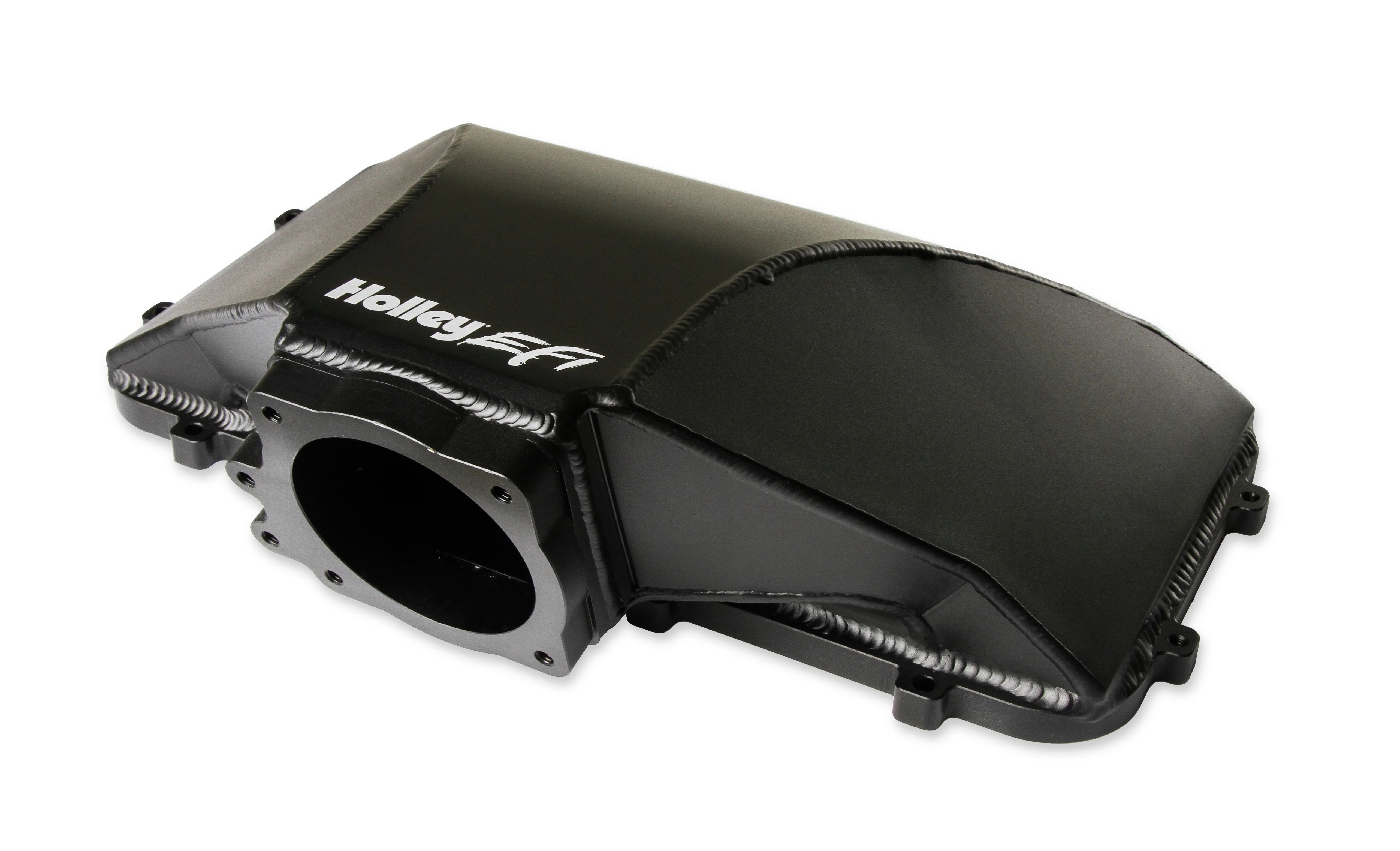 HI-RAM 95MM Fabricated Side Mount Plenum Top - Black Finish- 86-95 Ford 5.0 Style - Image 8
