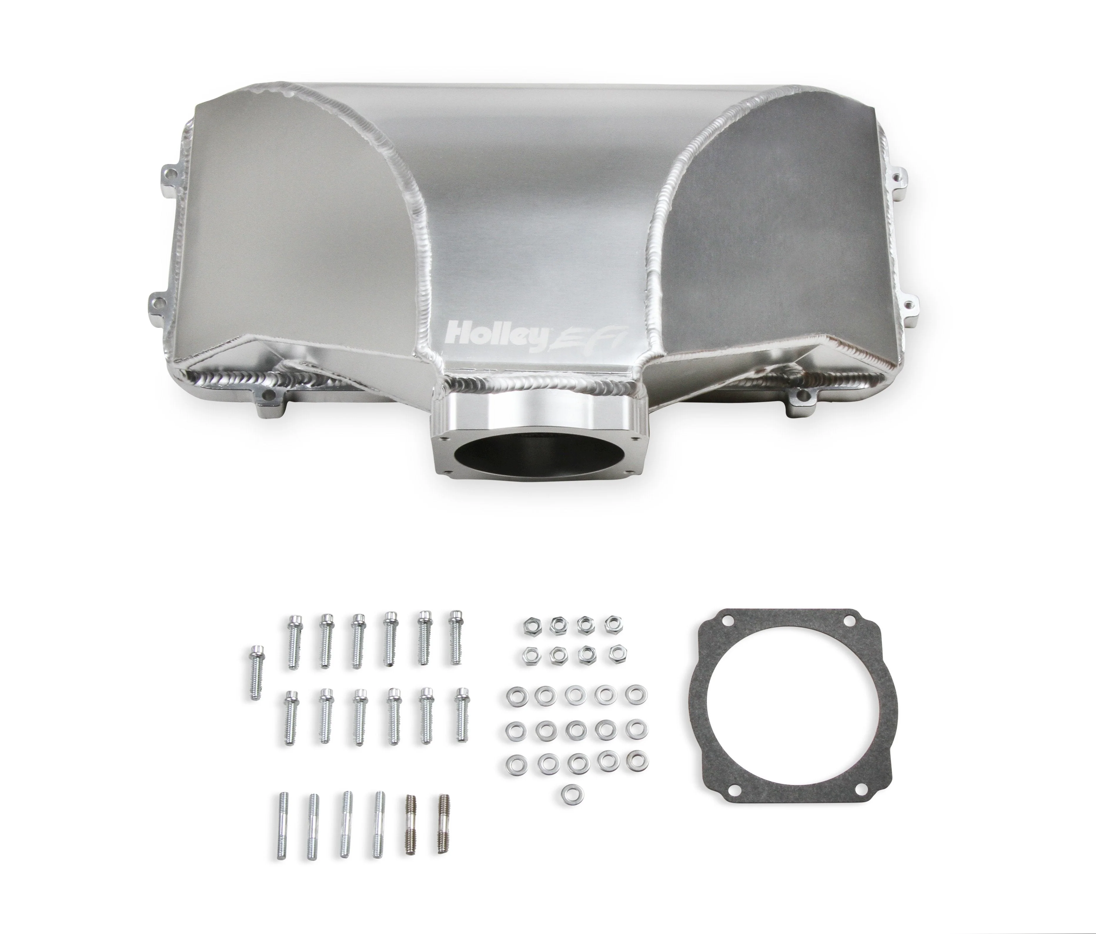 HI-RAM 95MM Fabricated Side Mount Plenum Top - Silver Finish- LS Style - Image 2