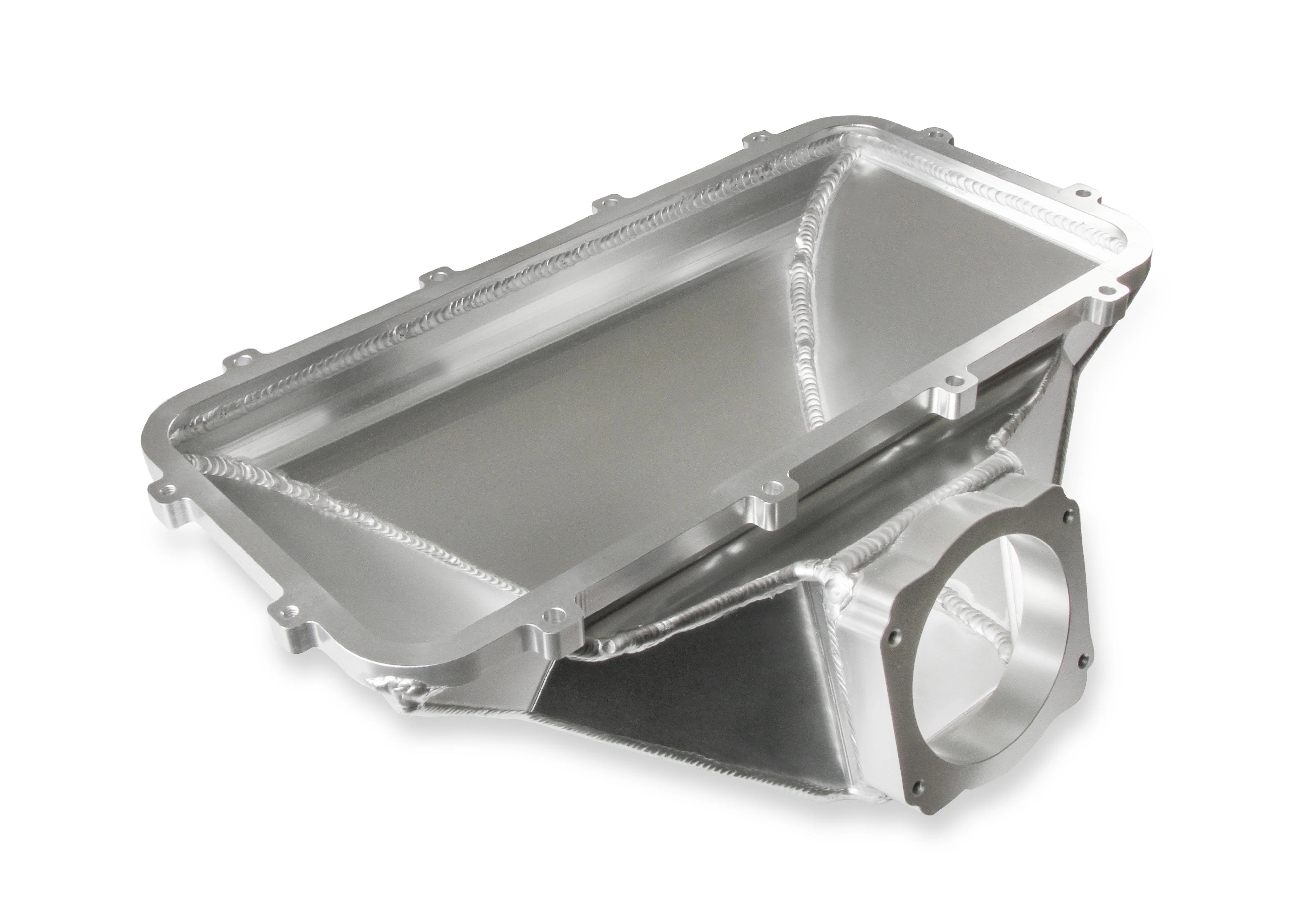 HI-RAM 95MM Fabricated Side Mount Plenum Top - Silver Finish- LS Style - Image 8