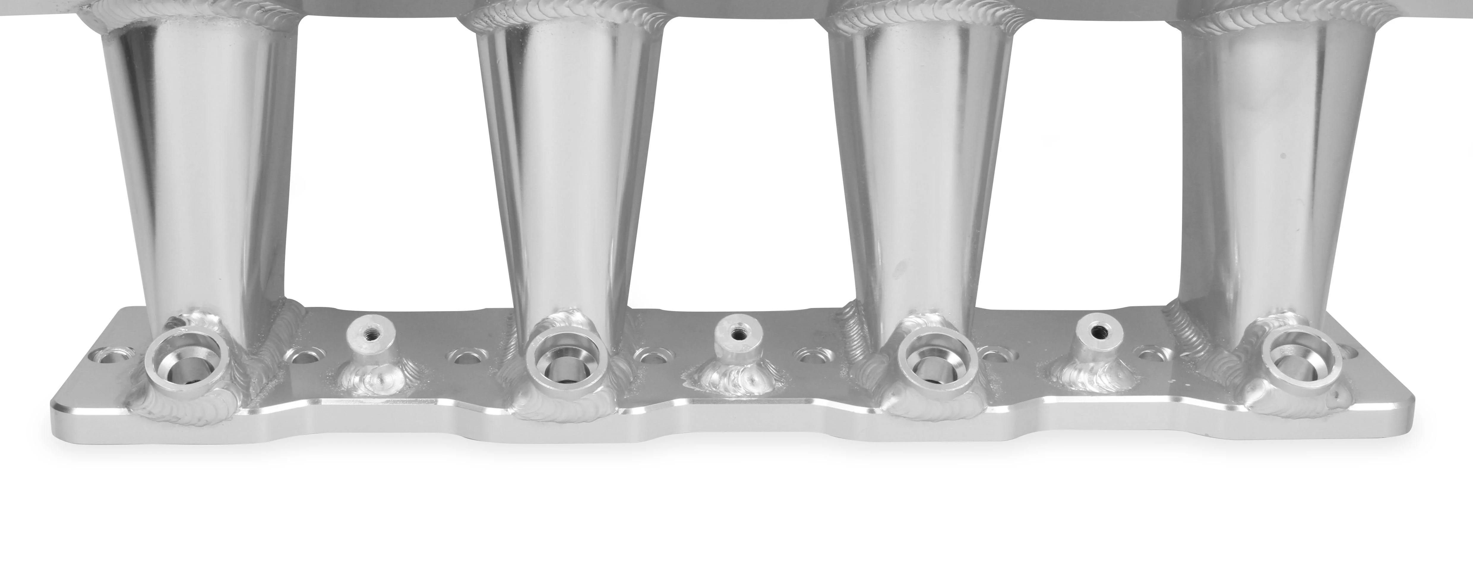 Hi-Ram Sheet Metal Fabricated Intake Manifold LS1/LS2/LS6 Single Plane EFI + Fuel Rail Kit Silver with Sniper EFI logo - Image 6