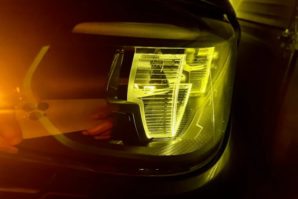 HM CSL Yellow DRL LED Headlight Module Set - F90 M5 | G30 5-Series - Image 5