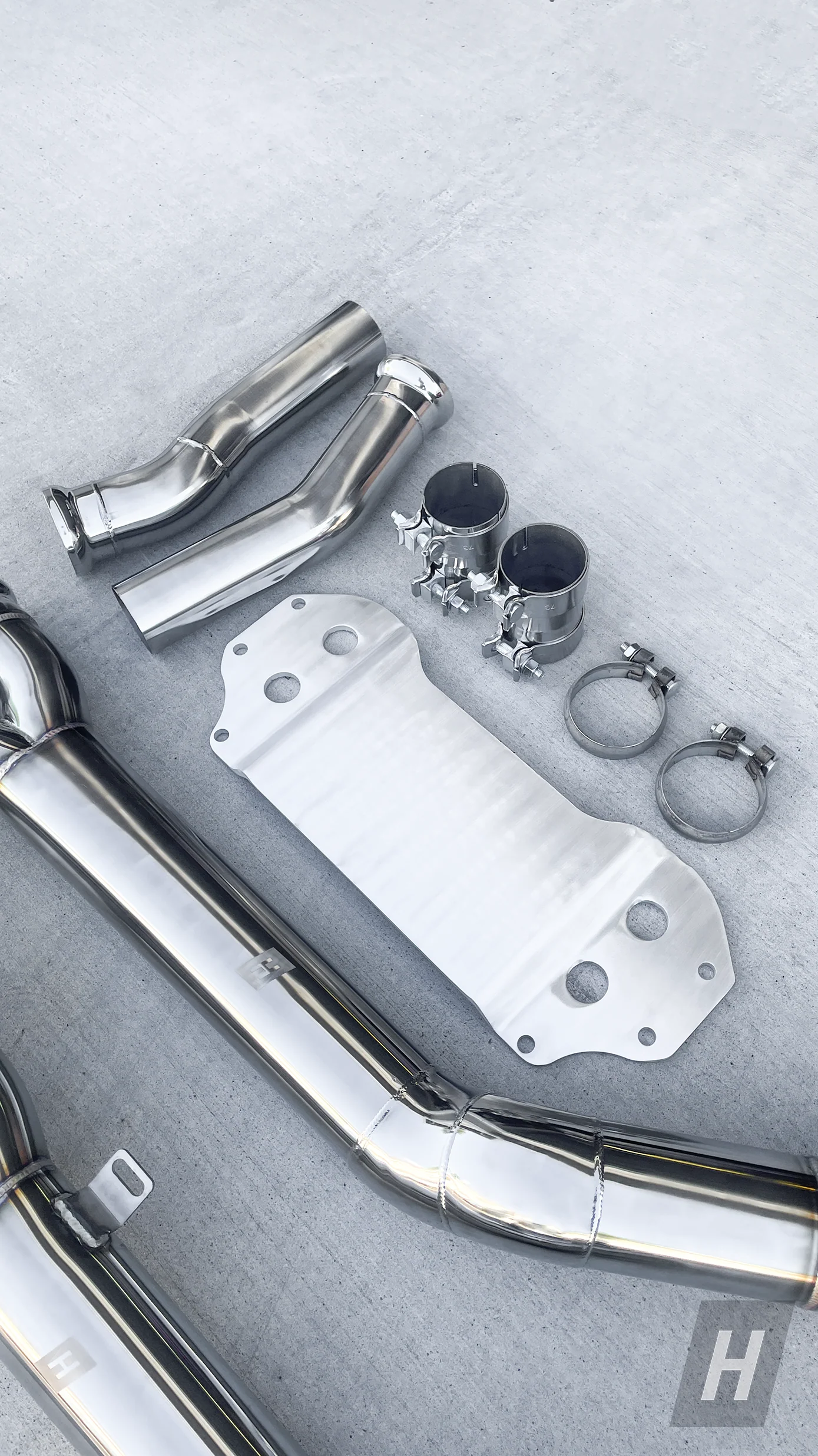 HM S58 Single Midpipe w/ Extended Brace - G87 M2 - Image 4