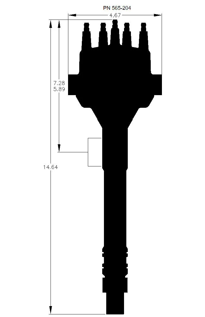 Holley EFI Dual Sync BBC Tall Deck Distributor - Image 4