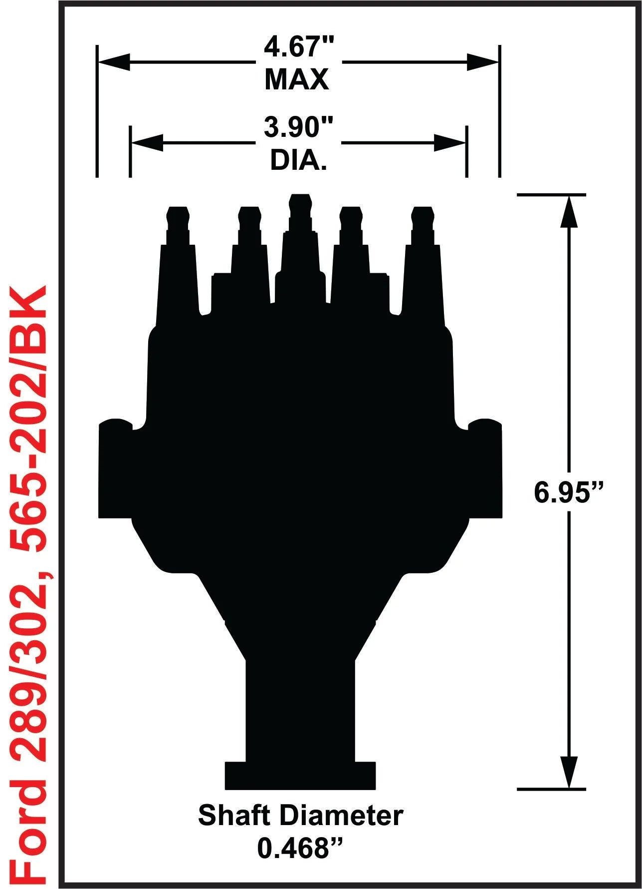 Holley EFI Dual Sync Ford 302 Distributor - Image 5