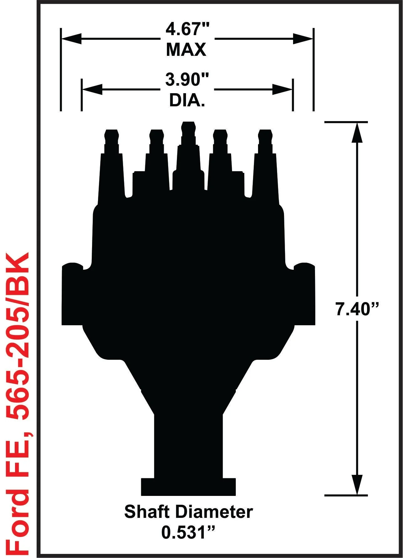 Holley EFI Dual Sync Ford FE Distributor - Image 5