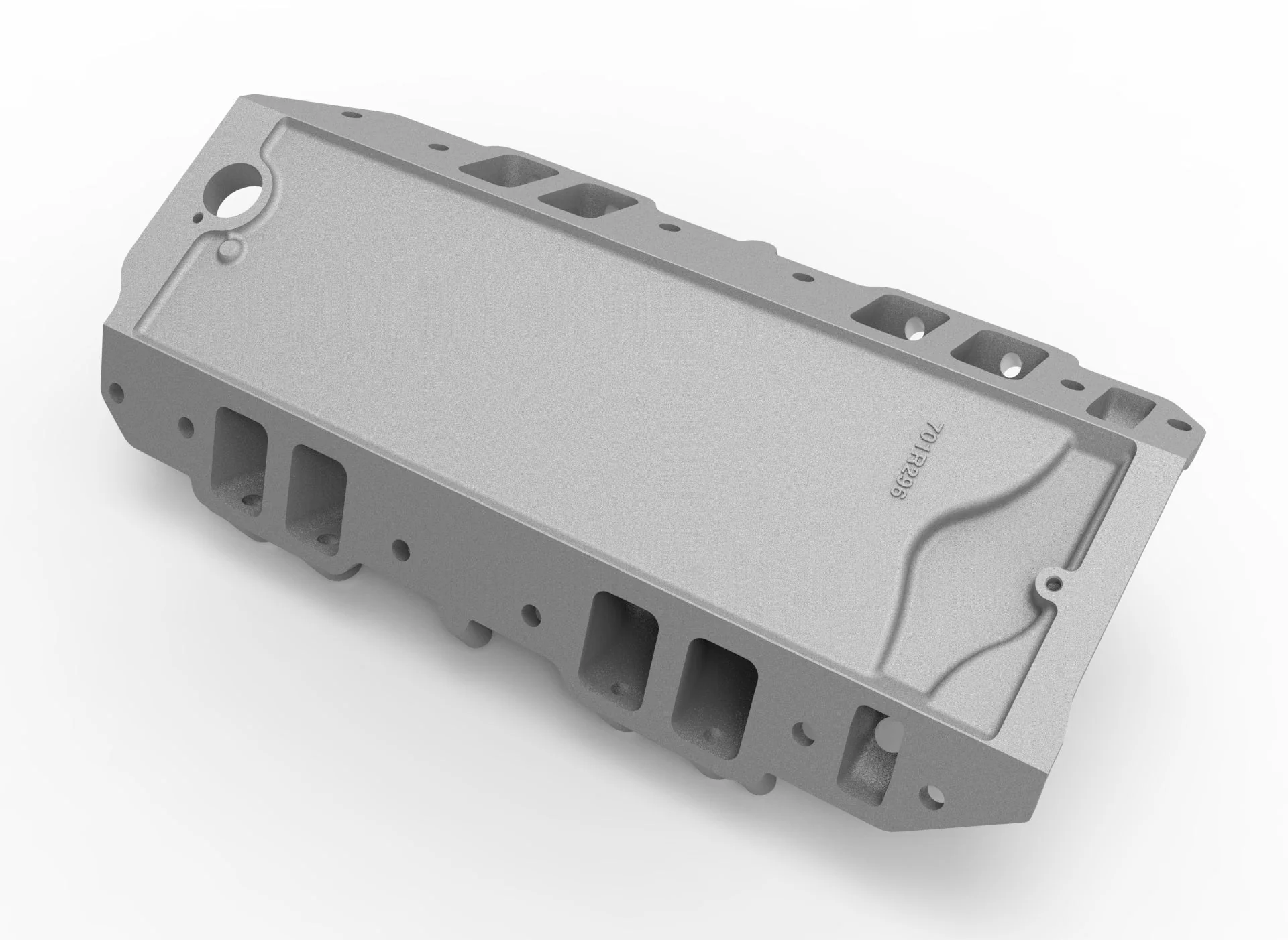 Holley EFI Intake Manifold 396, 402, 427, 454, 502 for 4150 Style Flange, Rectangular Port Heads - Image 5