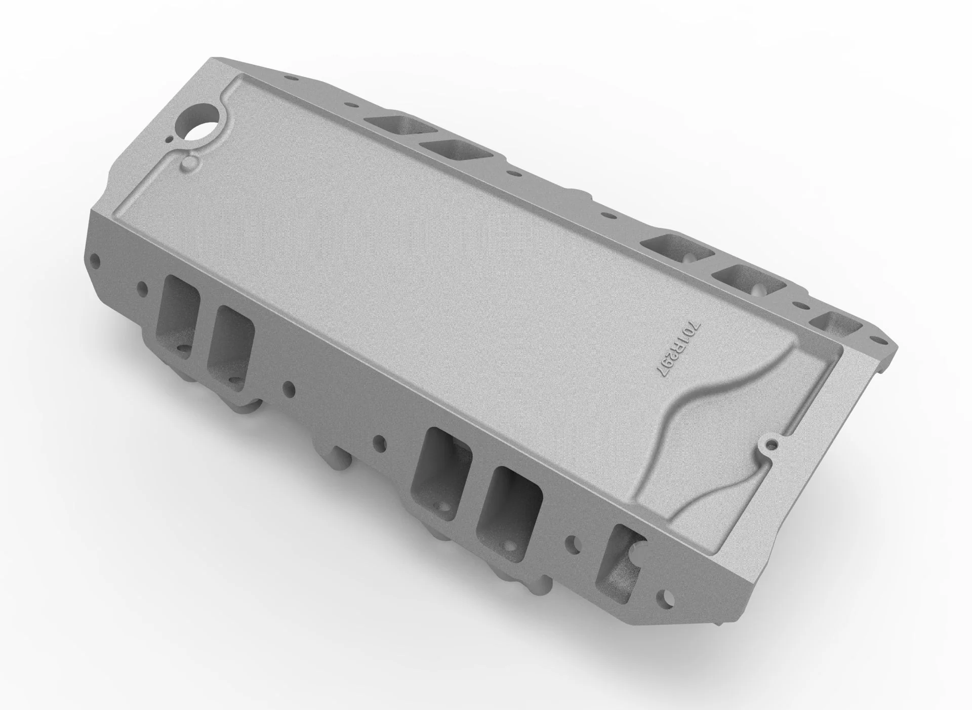 Holley EFI Intake Manifold 396, 402, 427, 454, 502 for 4500 Style Flange, Rectangular Port Heads - Image 5