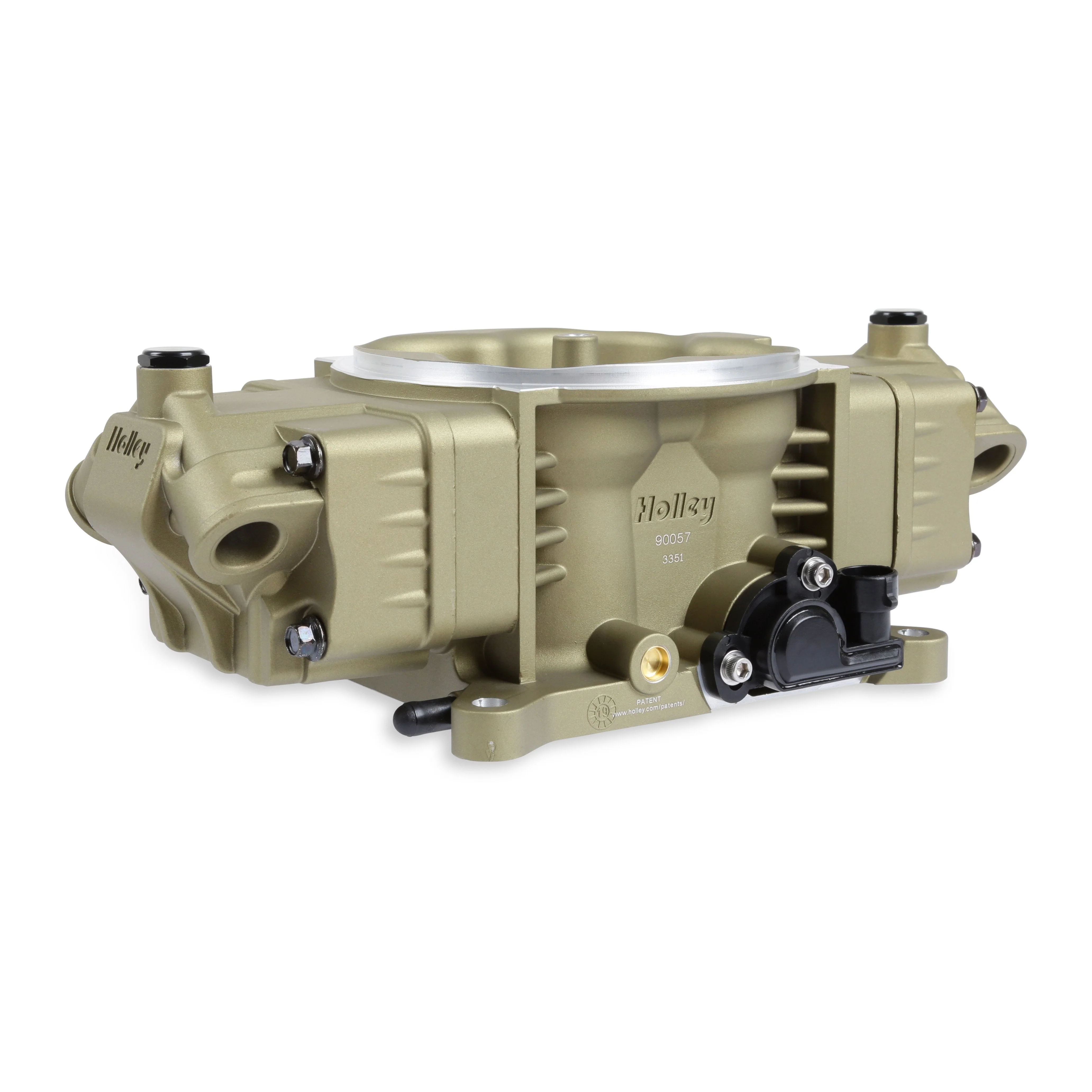 Holley EFI Terminator X Stealth 4150 Air Valve - Gold - Image 6