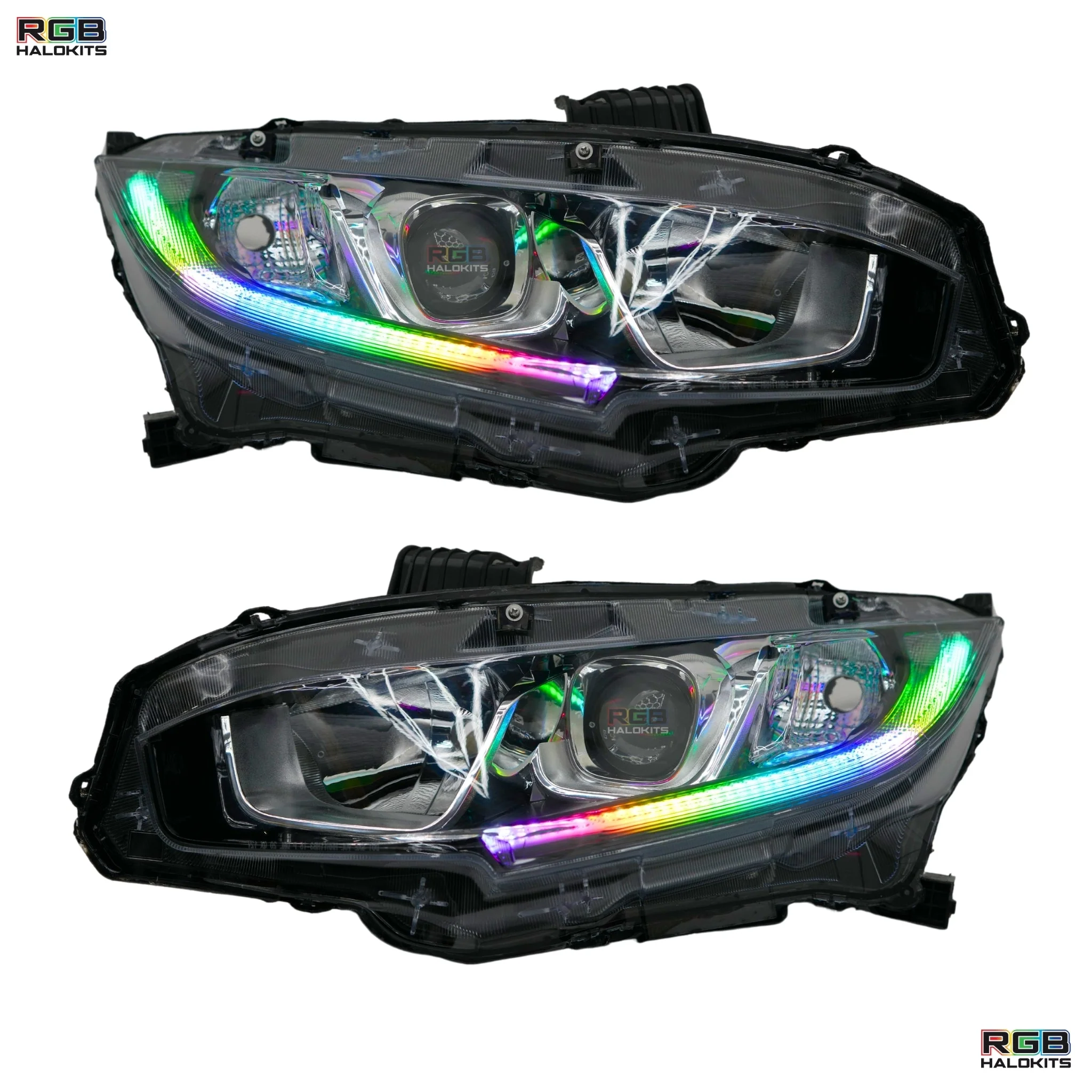 Honda Civic Multicolor Flow Series DRL Boards (2016-2021) - Image 3