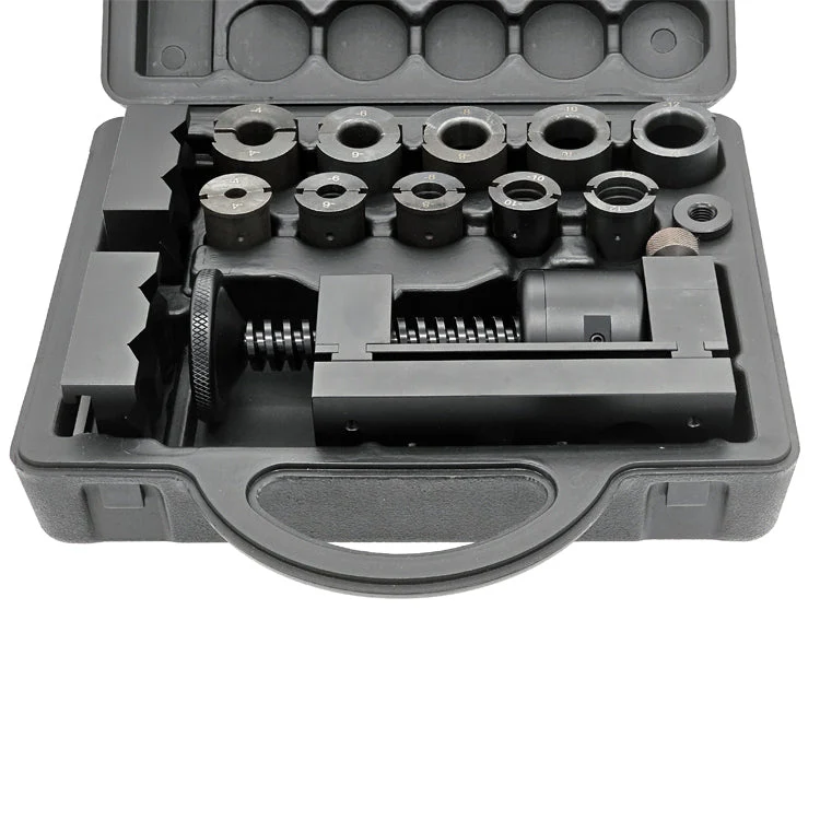 Hose End Installation Kit, -4AN to -12AN, with Aluminum Vise Jaws - Image 2