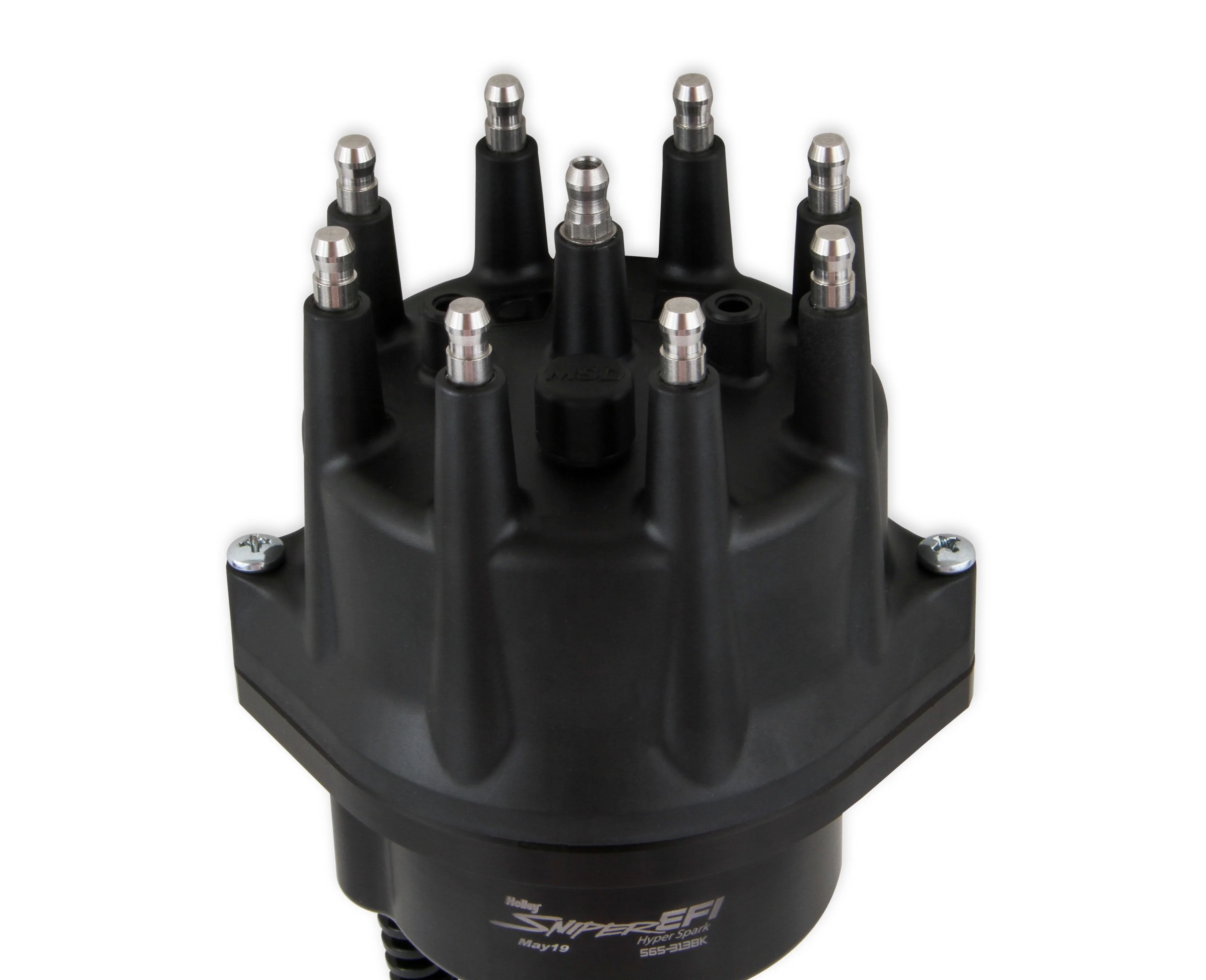 HyperSpark Distributor - Buick Nailhead - Black Billet Housing - Image 3