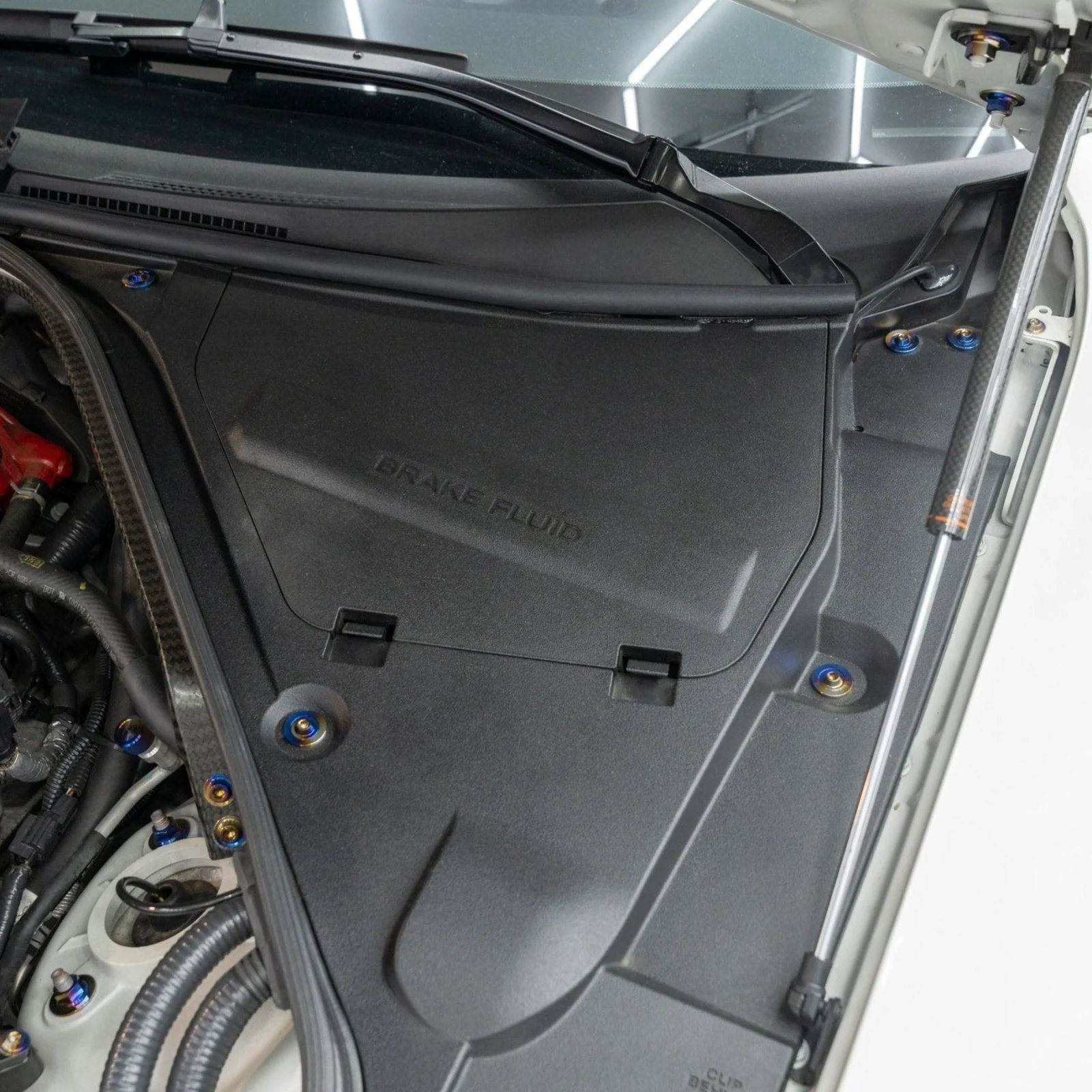 JDC Titanium Battery & Brake Reservoir Panel Plastic Rivet Replacement Kit | Nissan R35 GT-R - Image 2