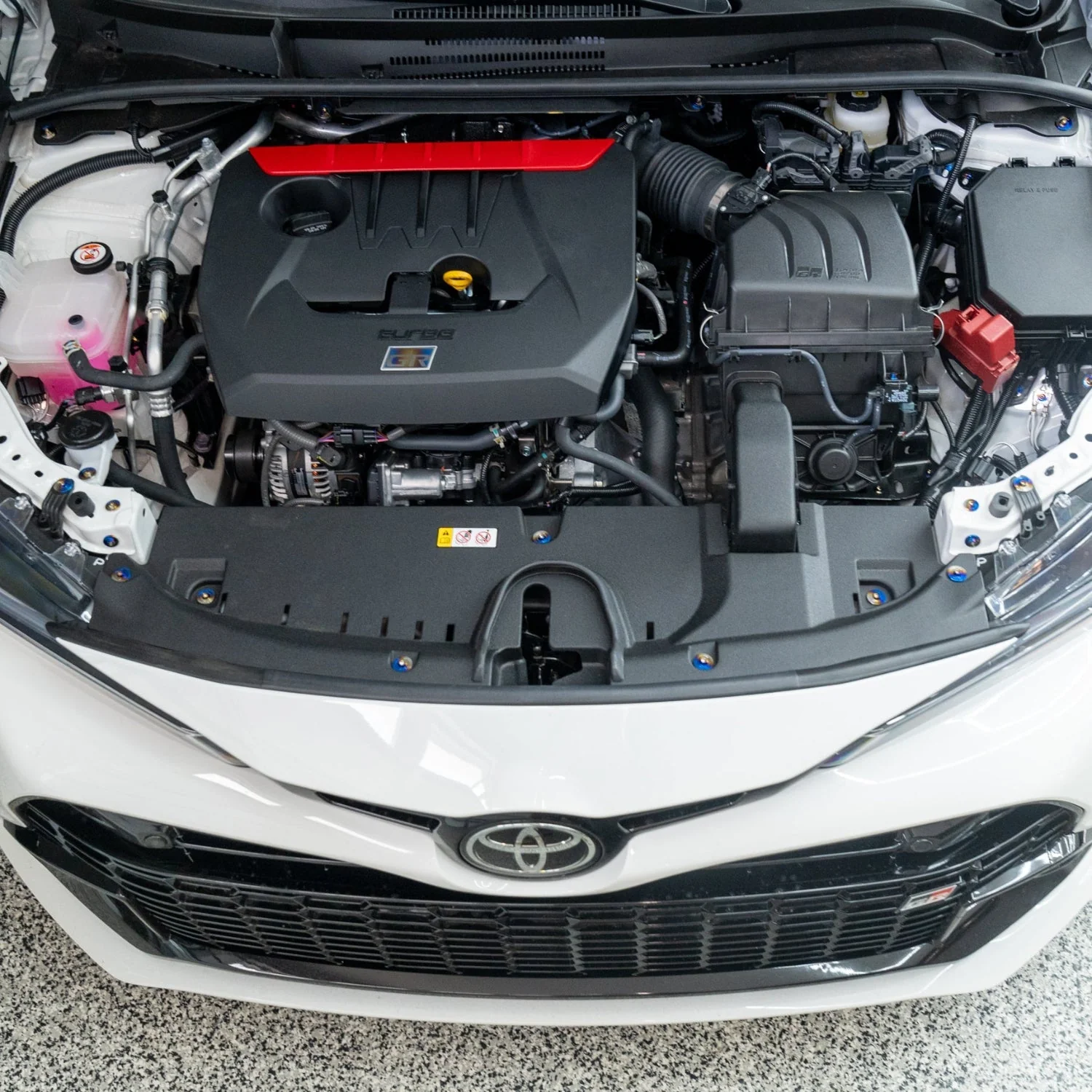 JDC Titanium Engine Bay Dress-Up Hardware Kit | 2023+ GR Corolla - Image 22