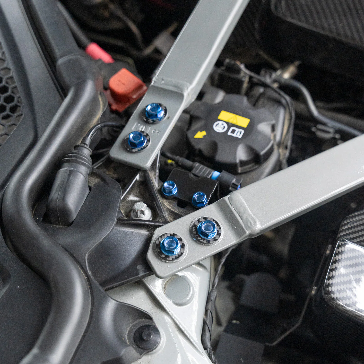 JDC Titanium Engine Bay Dress-Up Hardware Kit | 2021-2026 BMW M3/M4 - Image 7
