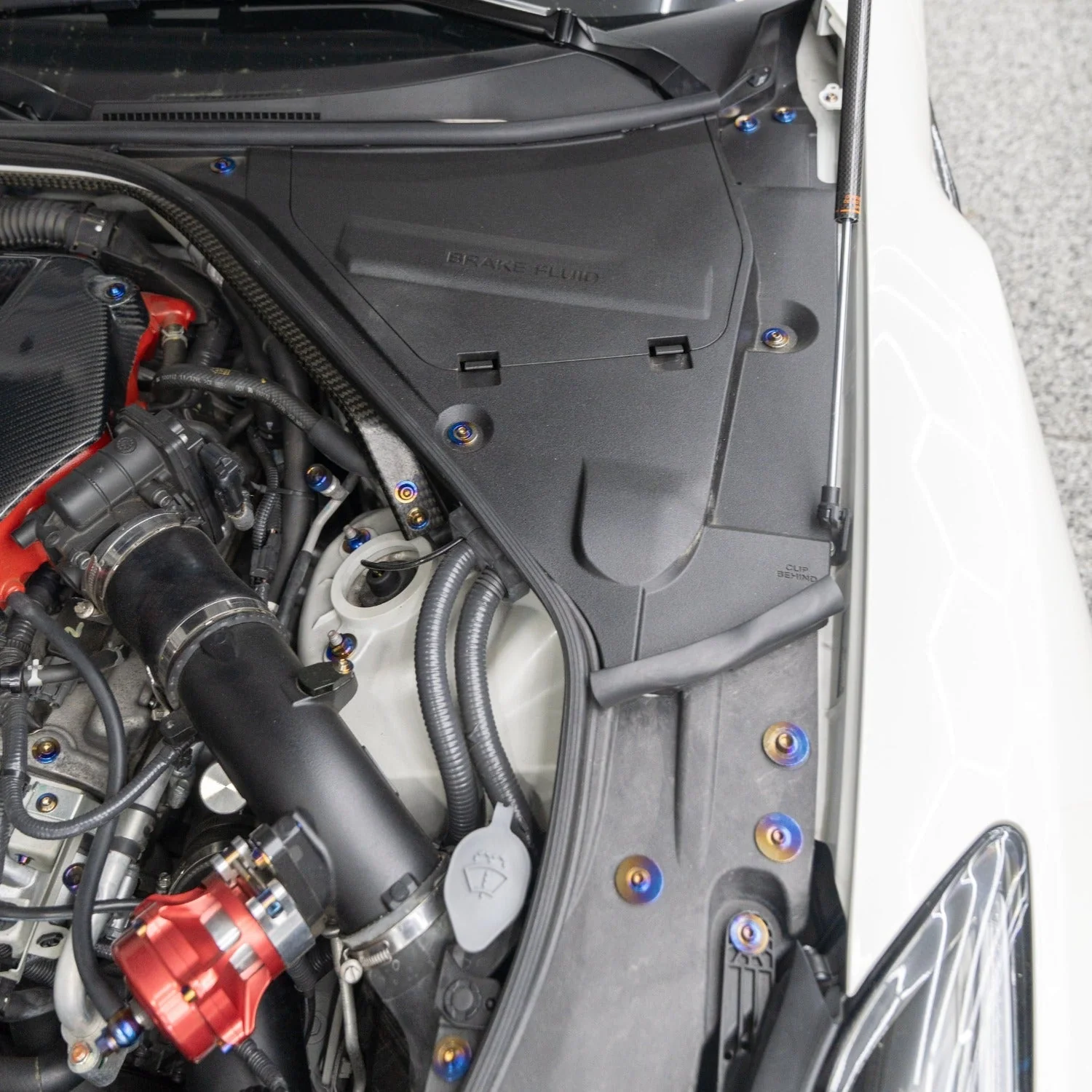 JDC Titanium Engine Bay Dress-Up Hardware Kit | Nissan R35 GT-R - Image 12