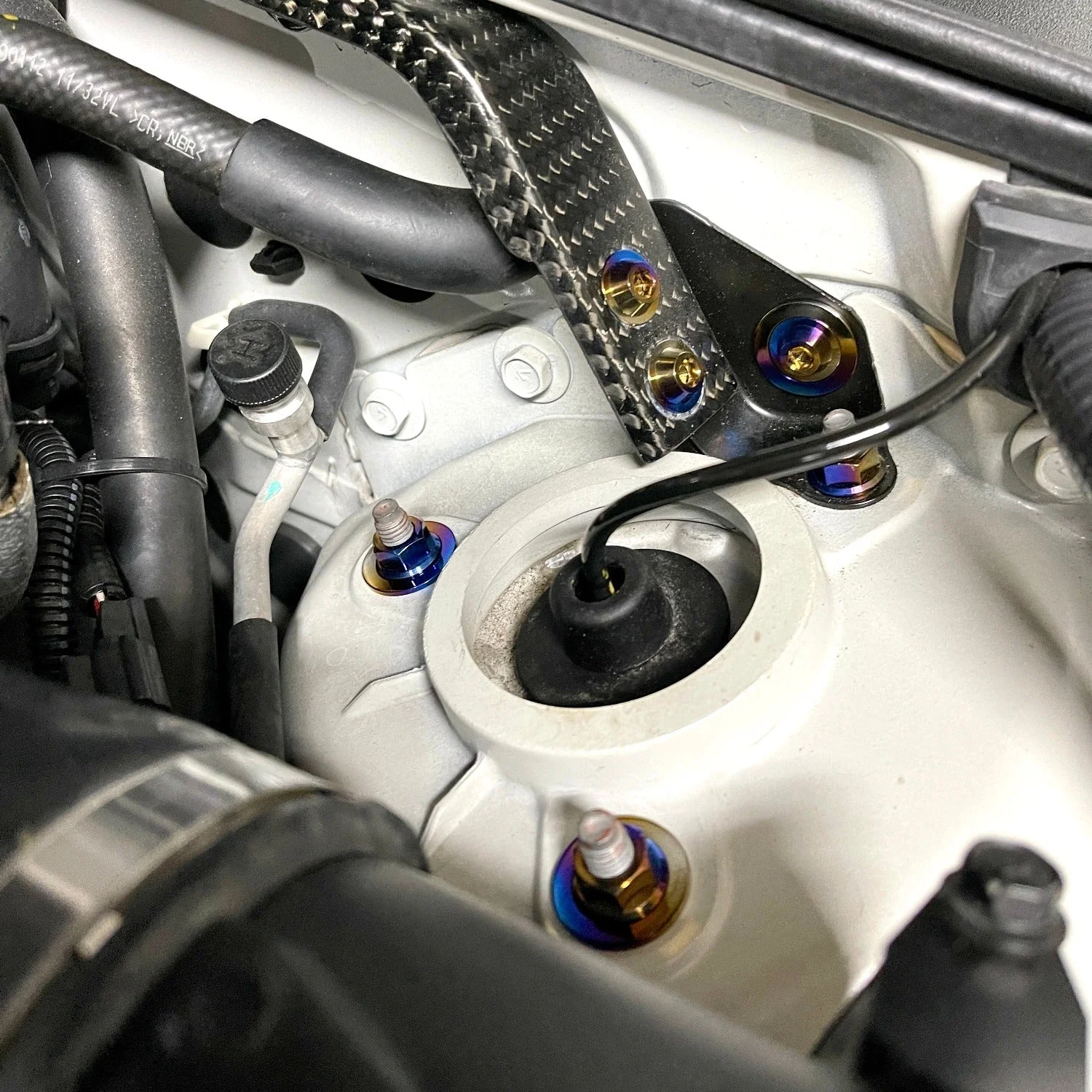 JDC Titanium Engine Bay Dress-Up Hardware Kit | Nissan R35 GT-R - Image 13