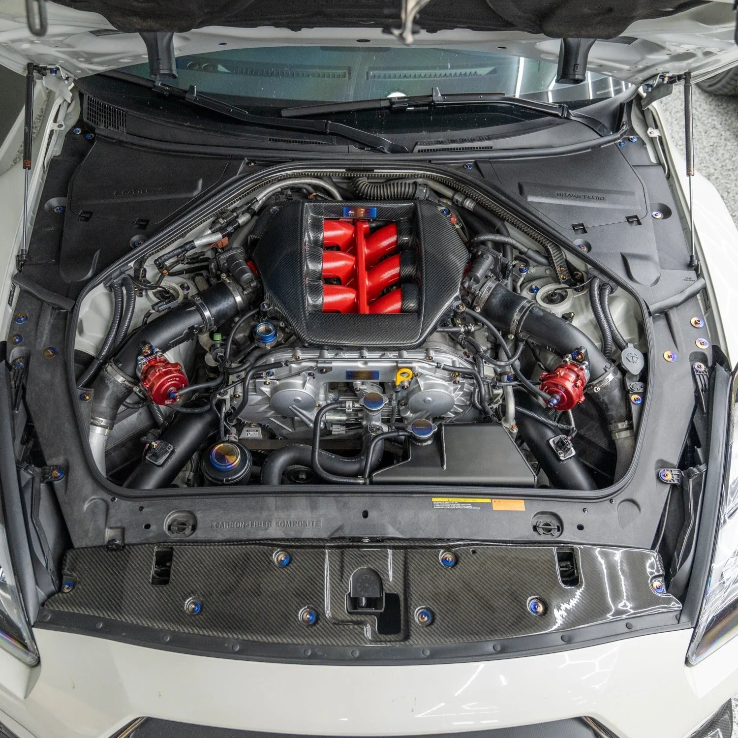 JDC Titanium Engine Bay Dress-Up Hardware Kit | Nissan R35 GT-R - Image 4