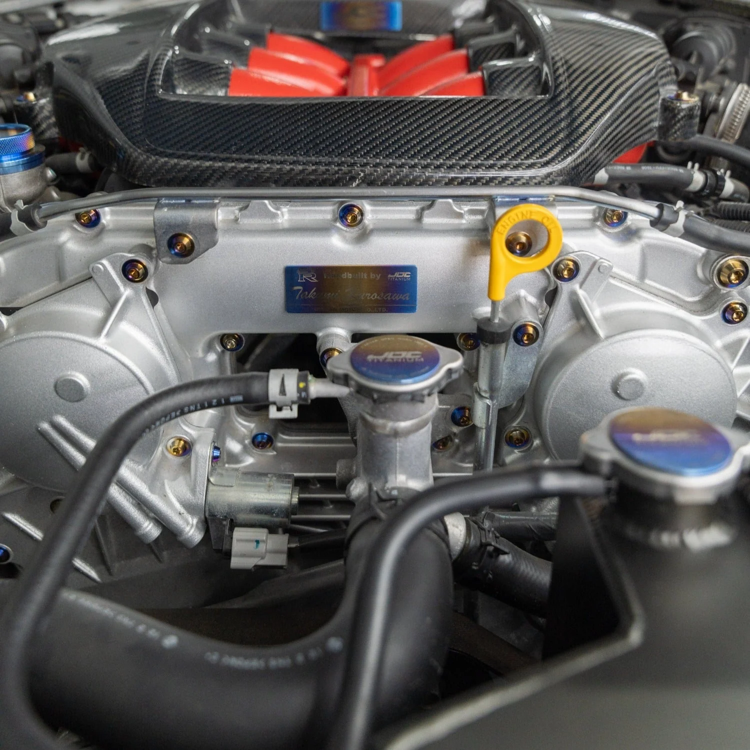 JDC Titanium Engine Bay Dress-Up Hardware Kit | Nissan R35 GT-R - Image 6