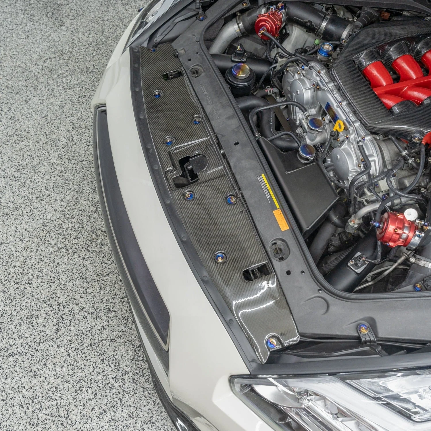 JDC Titanium Engine Bay Dress-Up Hardware Kit | Nissan R35 GT-R - Image 7