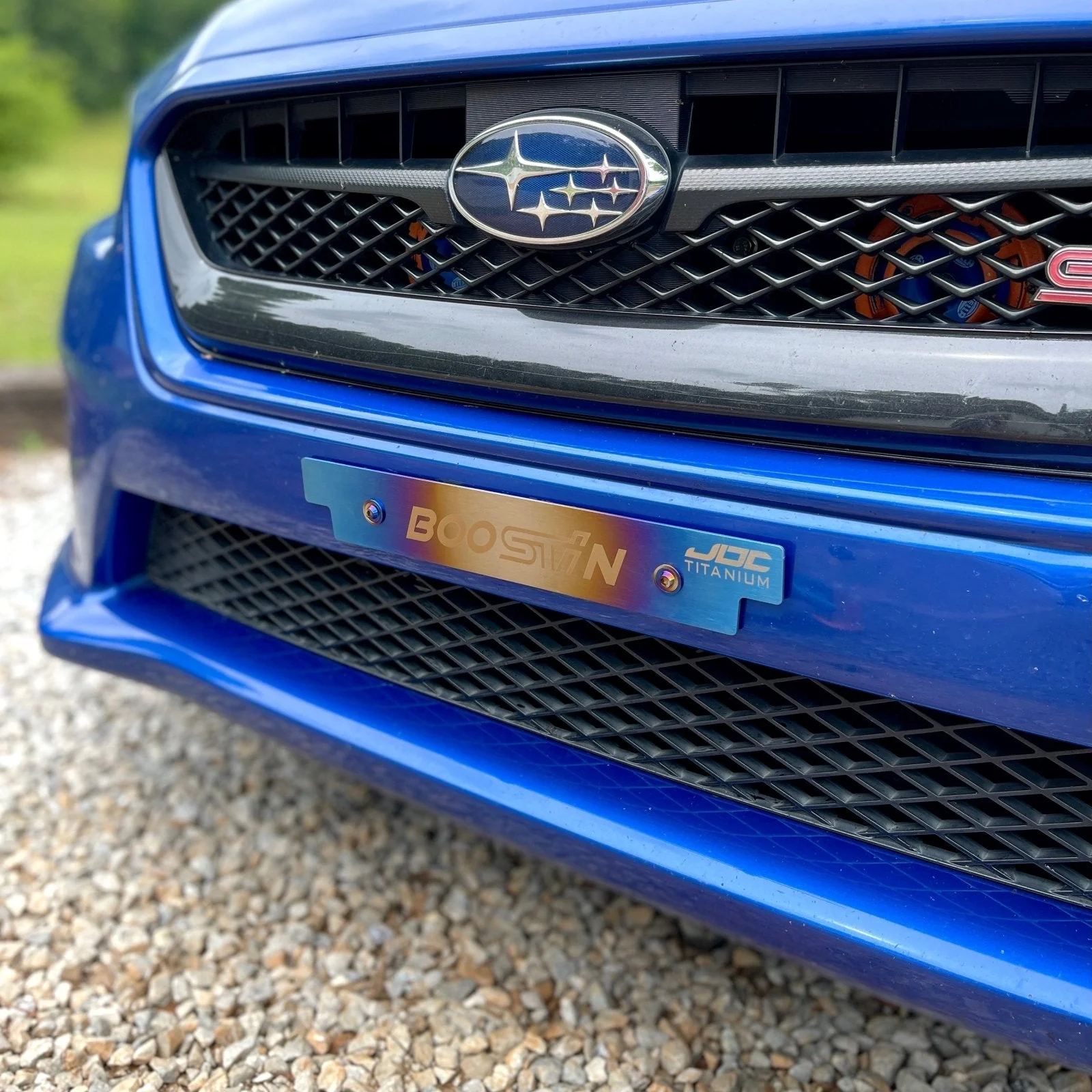 JDC Titanium Front License Plate Delete Kit | Subaru Applications/Universal - Image 2