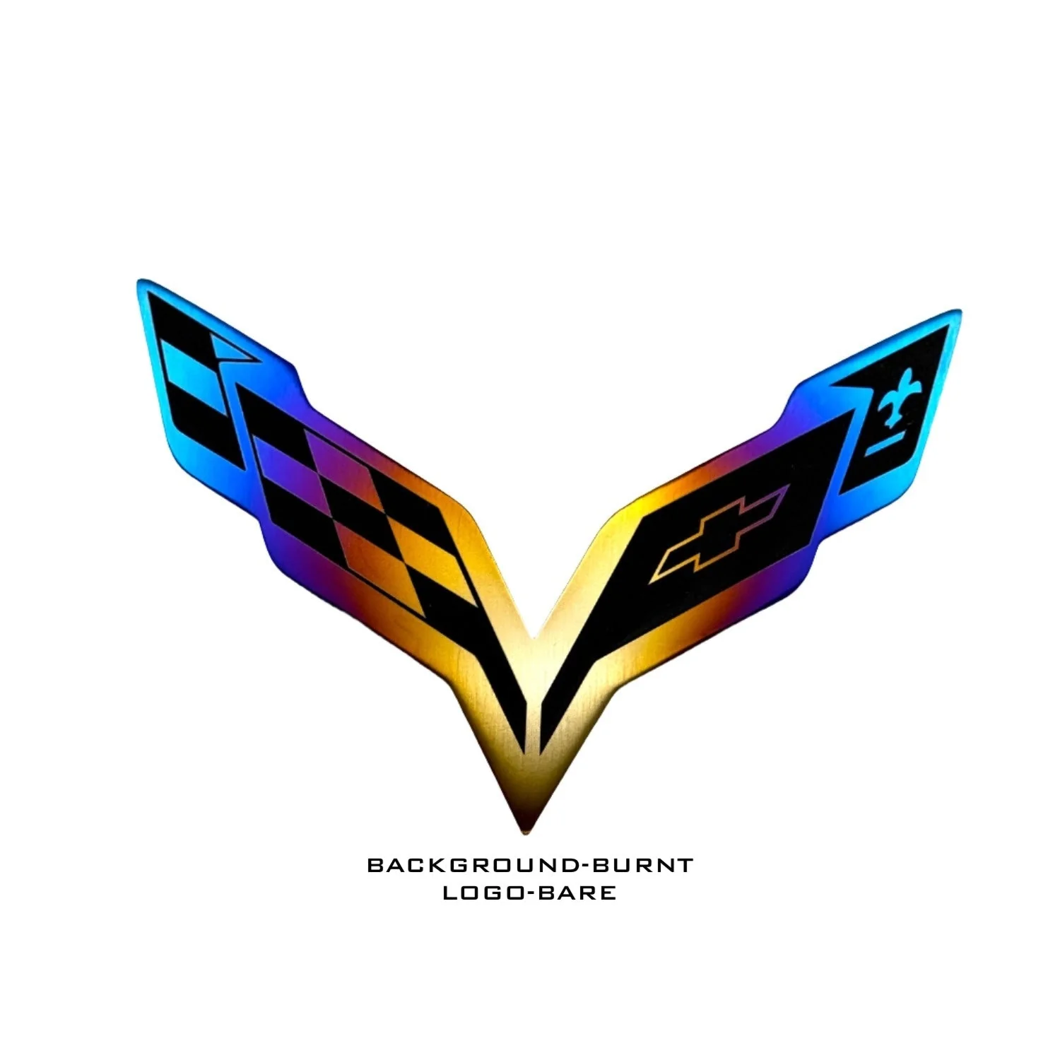 JDC Titanium Front/Rear Badge | 2014-2019 C7 Corvette - Image 2