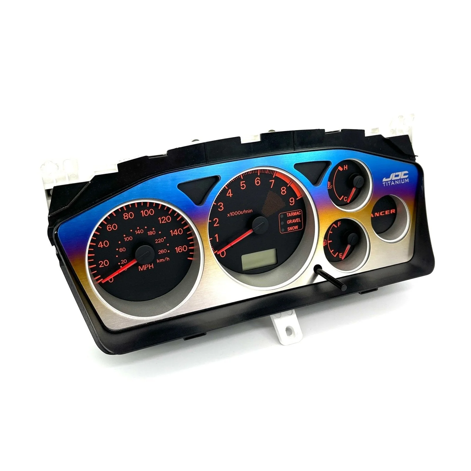 JDC Titanium Gauge Cluster Overlay | Evo 7/8/9 - Image 2