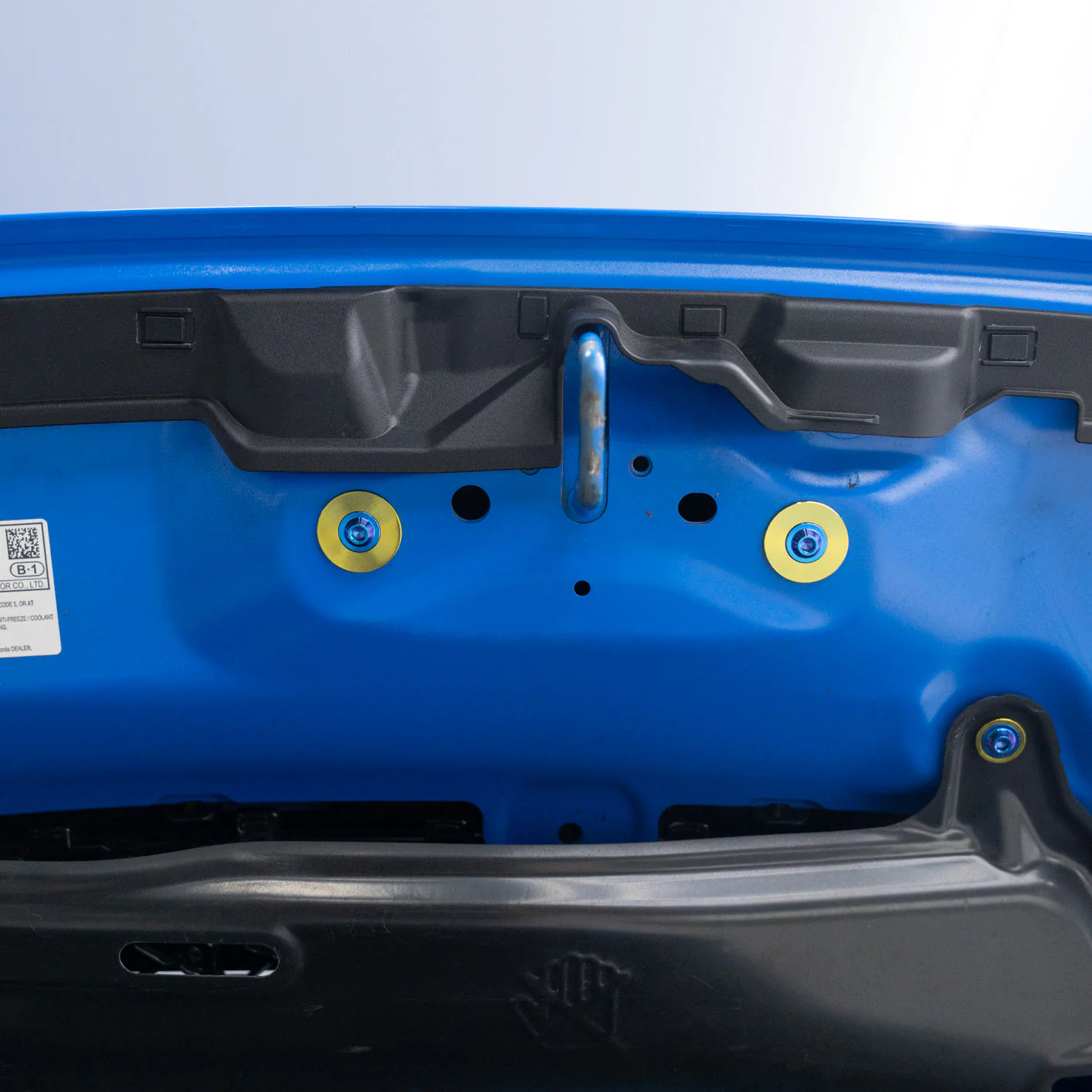 JDC Titanium Hood Latch Hardware (On Hood) | 2023+ FL5 Civic Type R/11th Gen Civic Si - Image 2