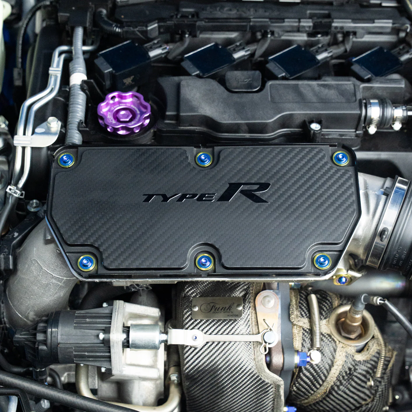 JDC Titanium Intake Pipe Hardware | 2023+ FL5 Civic Type R - Image 2