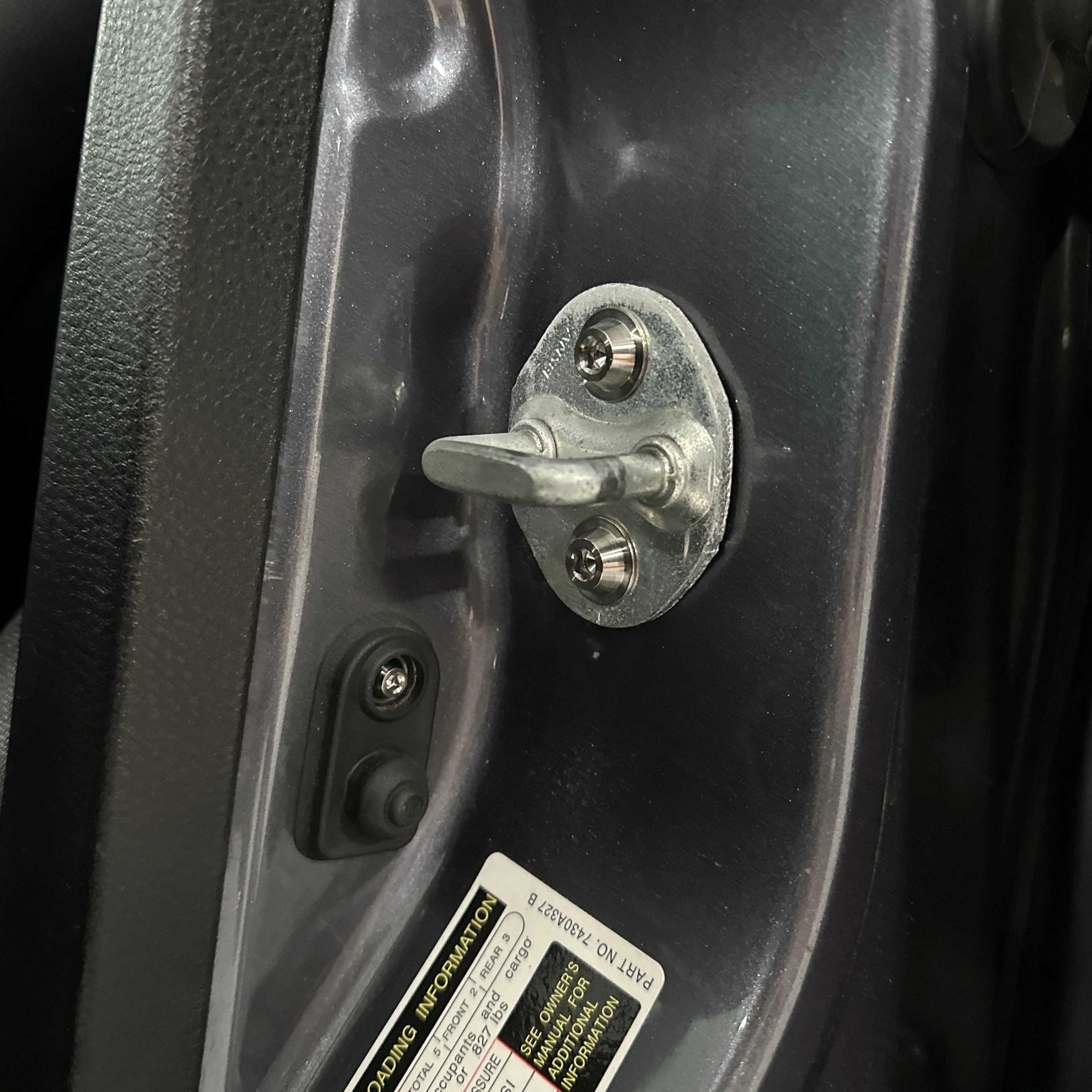 JDC Titanium Interior Door Hardware Kit | Mitsubishi Evo 8/9 - Image 4