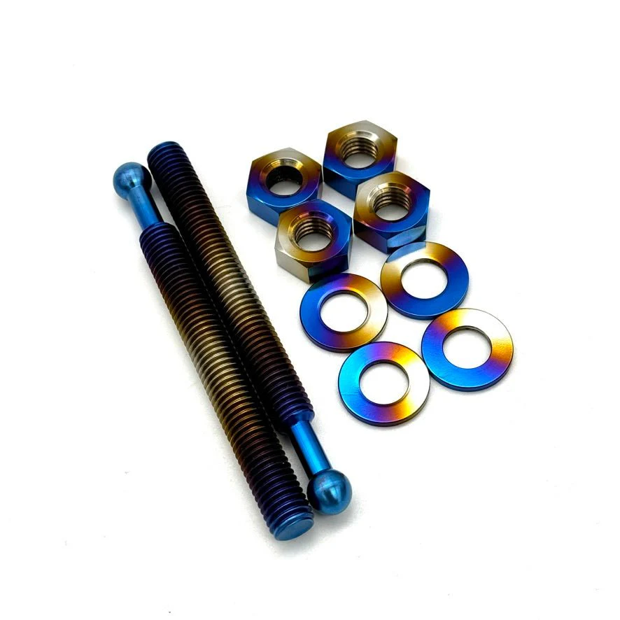 JDC Titanium Quik-Latch QL-38 Replacement Hood Pin Hardware Kit | Universal - Image 3