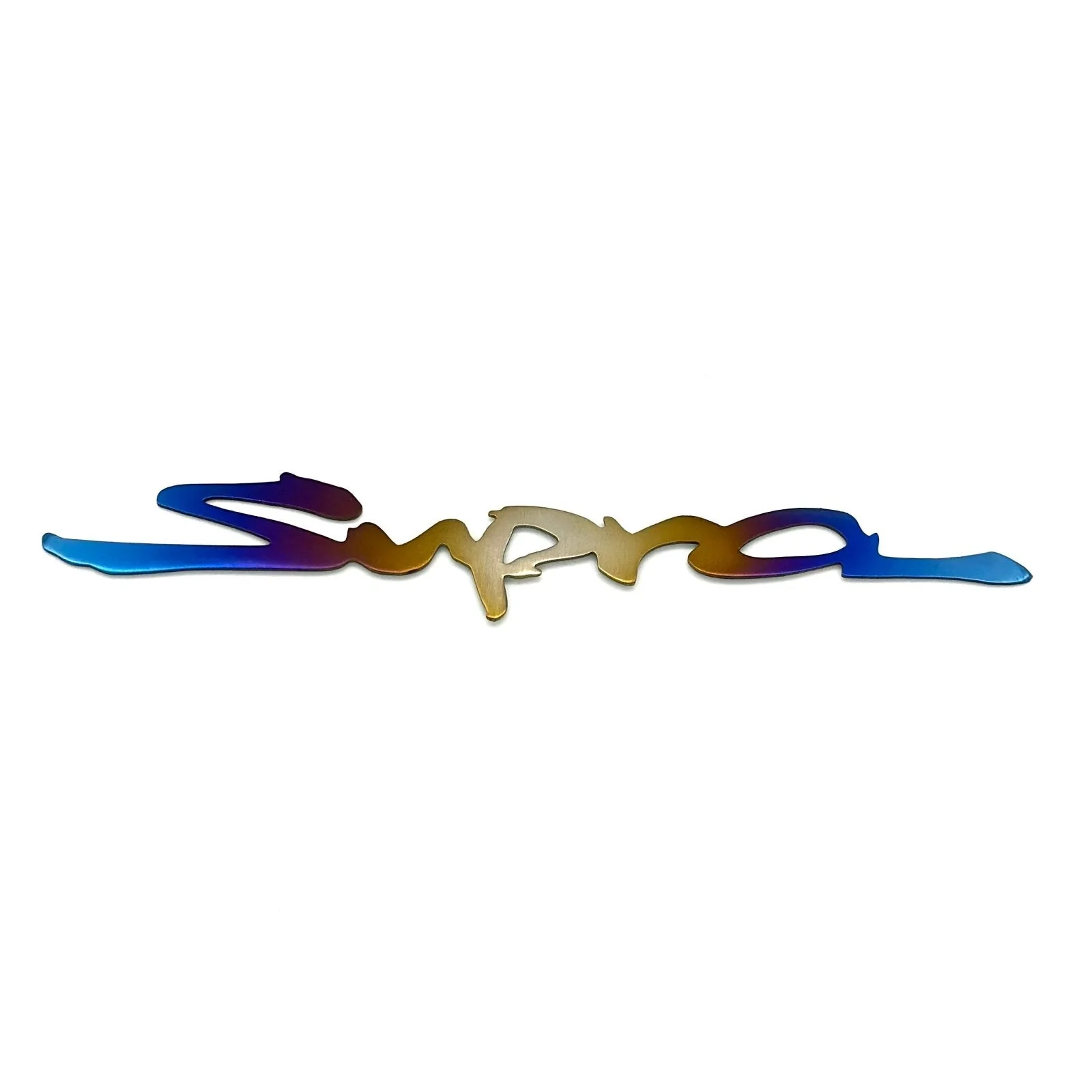 JDC Titanium "Supra/Turbo" Badges | MK4 Toyota Supra - Image 2