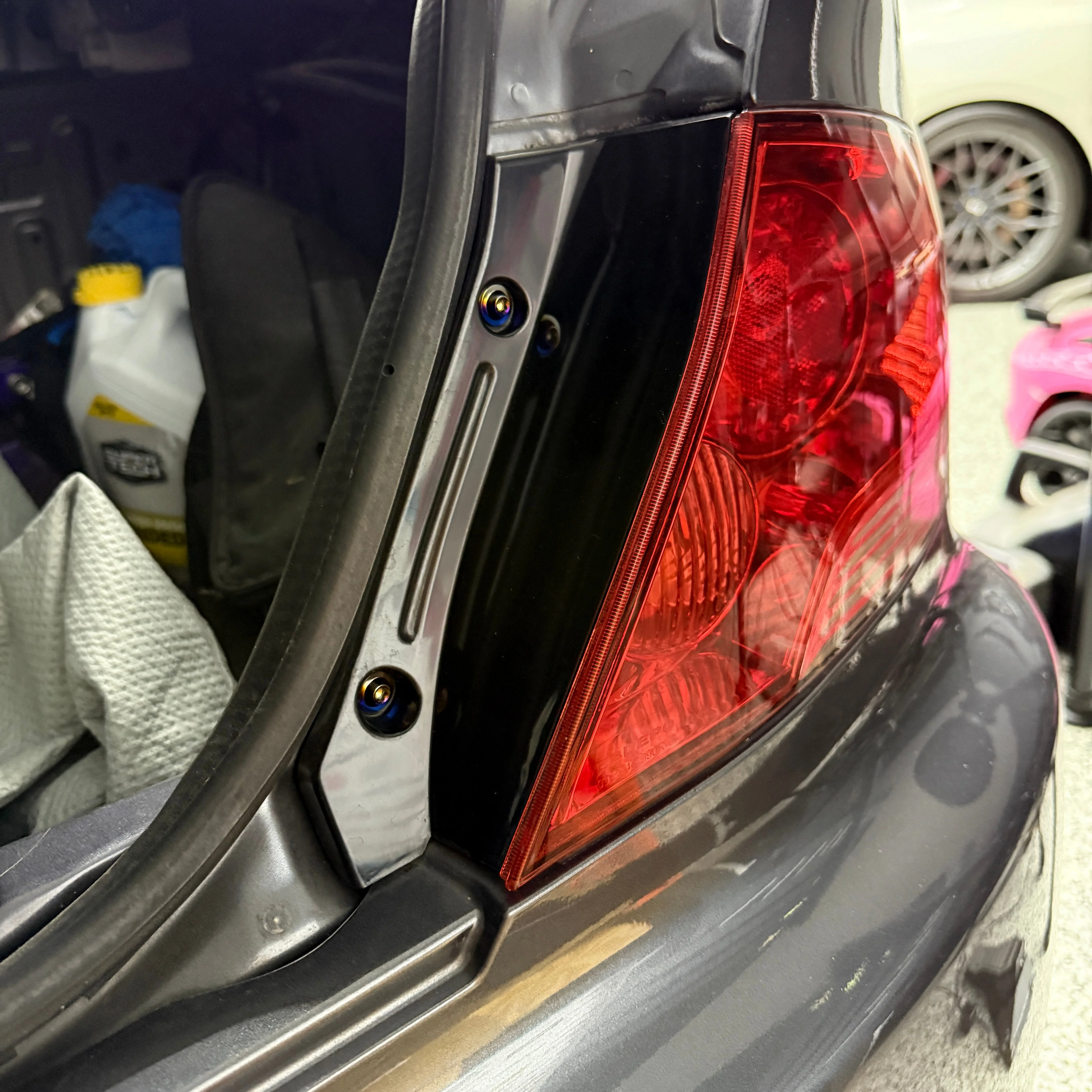 JDC Titanium Taillight Hardware Kit | Mitsubishi Evo 7/8/9 - Image 5