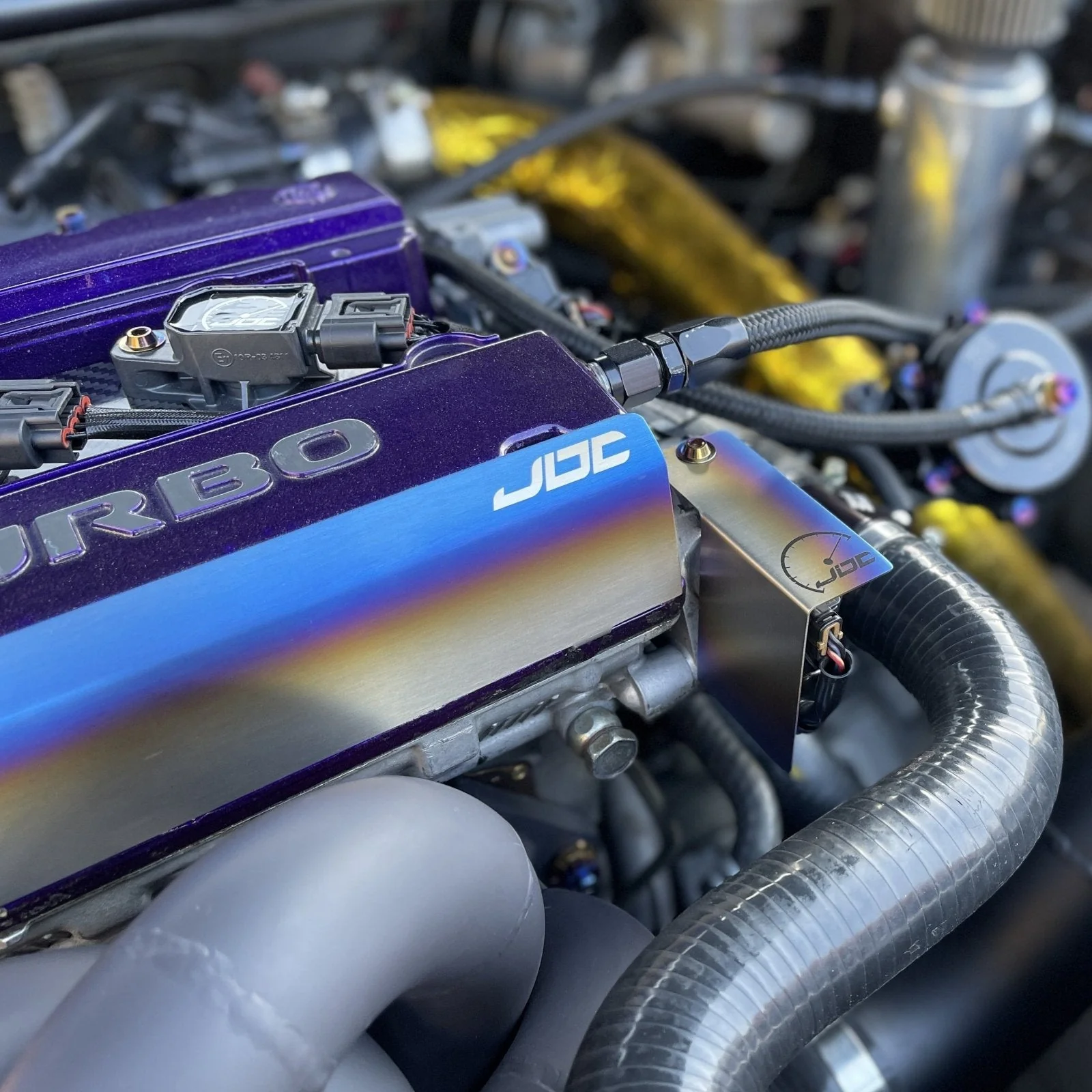 JDC Titanium Valve Cover Heat Shield (Evo 4-9) - Image 7