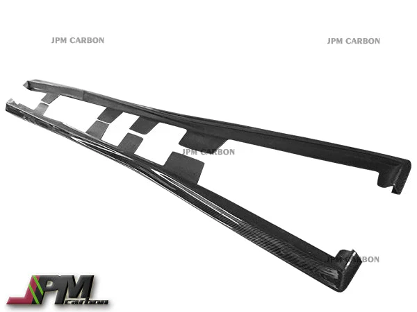 JDM Style Carbon Fiber Side Skirt Add-on Lips Fits For 2014-2020 Lexus IS with F-Sport Package Only - Image 2