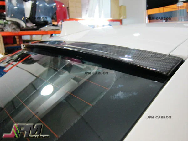 [JPMCarbon] 3D Style Carbon Fiber Roof Spoiler Fits For 2011-2016 BMW F10 5-Series Sedan Only - Image 2