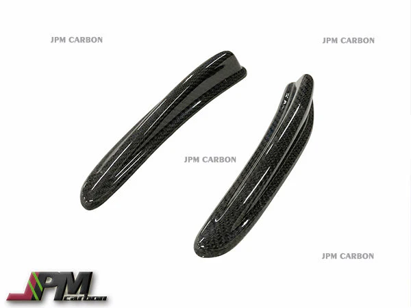 [JPMCarbon] Carbon Fiber Front Bumper Add-on Canards Fits For 2015-2021 Subaru WRX / STI Only - Image 3