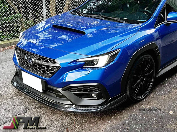 [JPMCarbon] CS Style Carbon Fiber Front Bumper Add-on Lip Fits For 2022-2025 Subaru WRX Only - Image 2