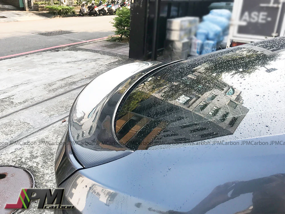 [JPMCarbon] DP Style Carbon Fiber Trunk Spoiler Fits For 2014-2019 BMW F34 3-Series GT Only - Image 4